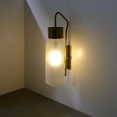 Luigi Caccia Dominioni for Azucena, Large 'Bidone' Wall Light, model LP10, 1950s