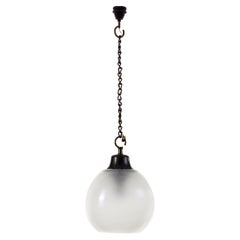 Lampe à suspension Luigi Caccia Dominioni pour Azucena LS10 Boccia, Italie, années 1960