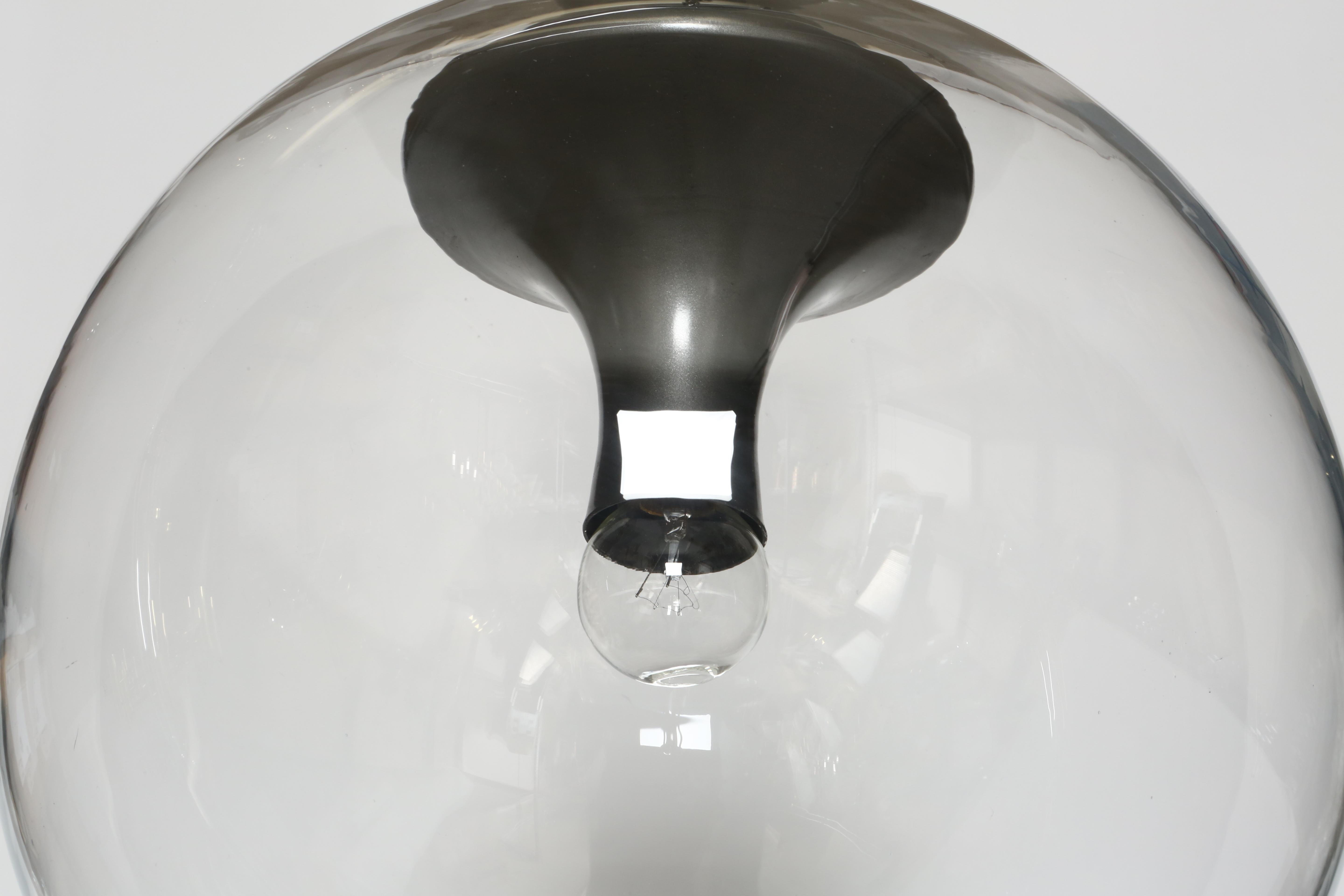Luigi Caccia Dominioni for Azucena LS10 Ceiling Light, Italy circa 1960s In Good Condition For Sale In Brooklyn, NY