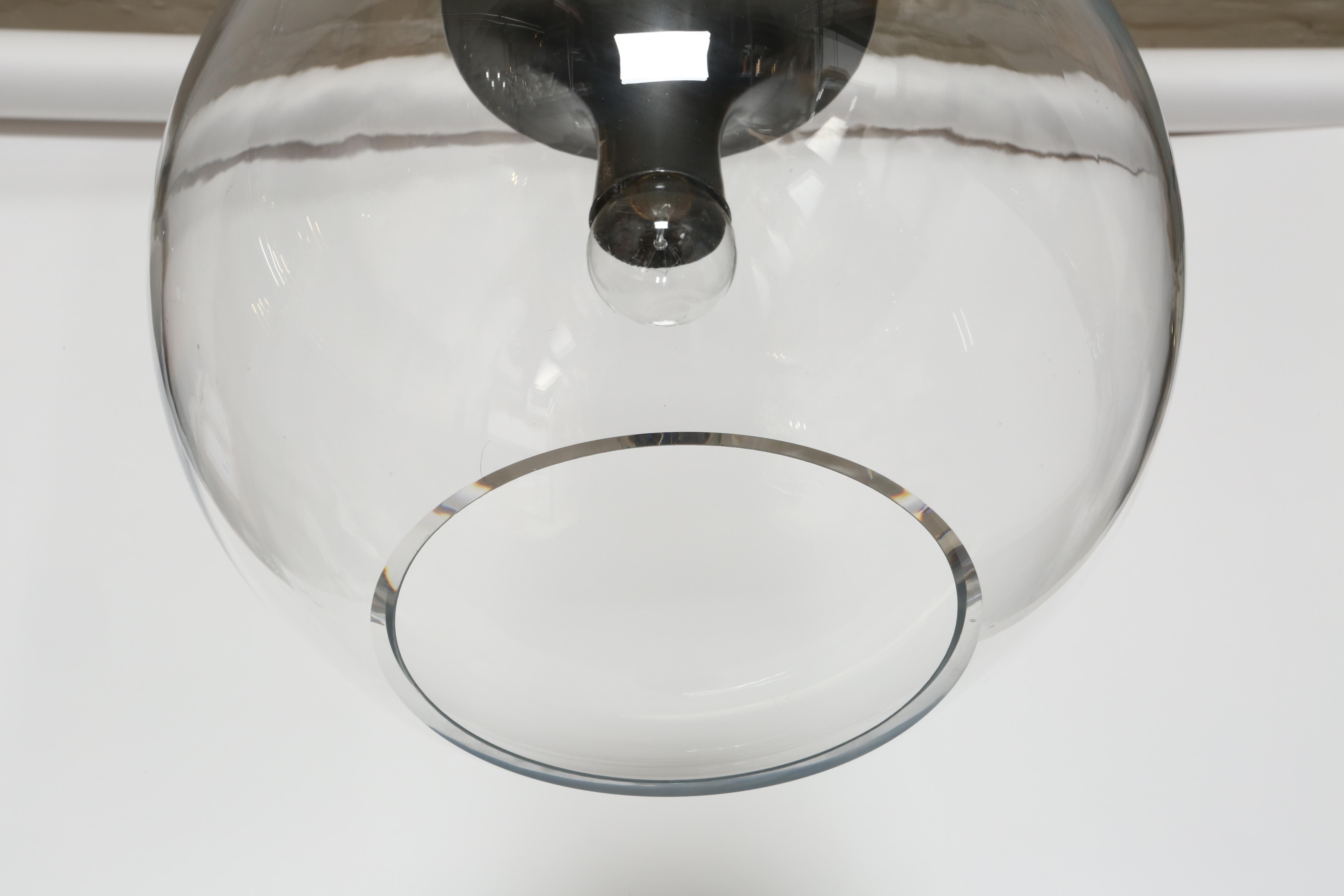 Mid-20th Century Luigi Caccia Dominioni for Azucena LS10 Ceiling Light, Italy circa 1960s For Sale