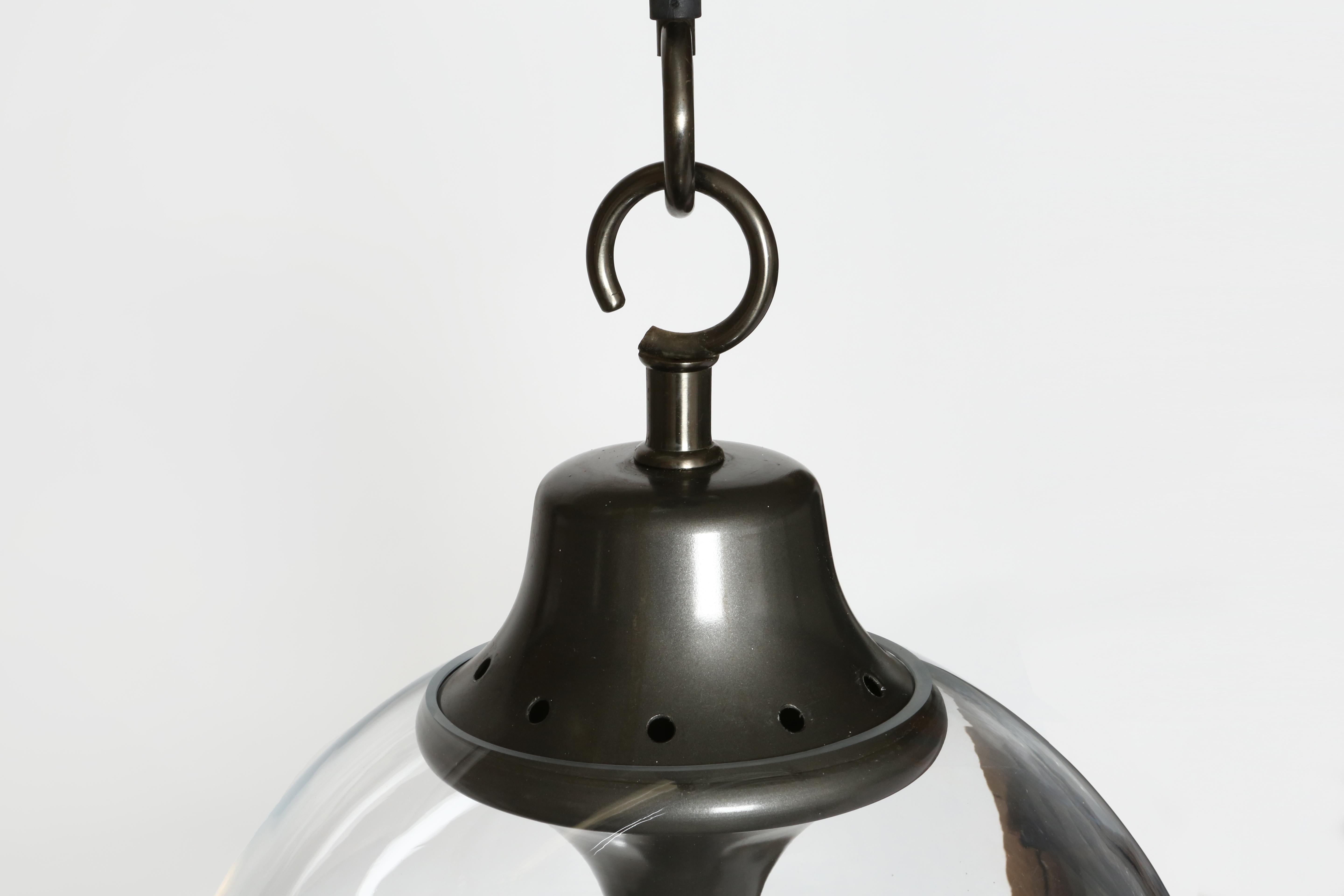 Aluminum Luigi Caccia Dominioni for Azucena LS10 Ceiling Light, Italy circa 1960s For Sale