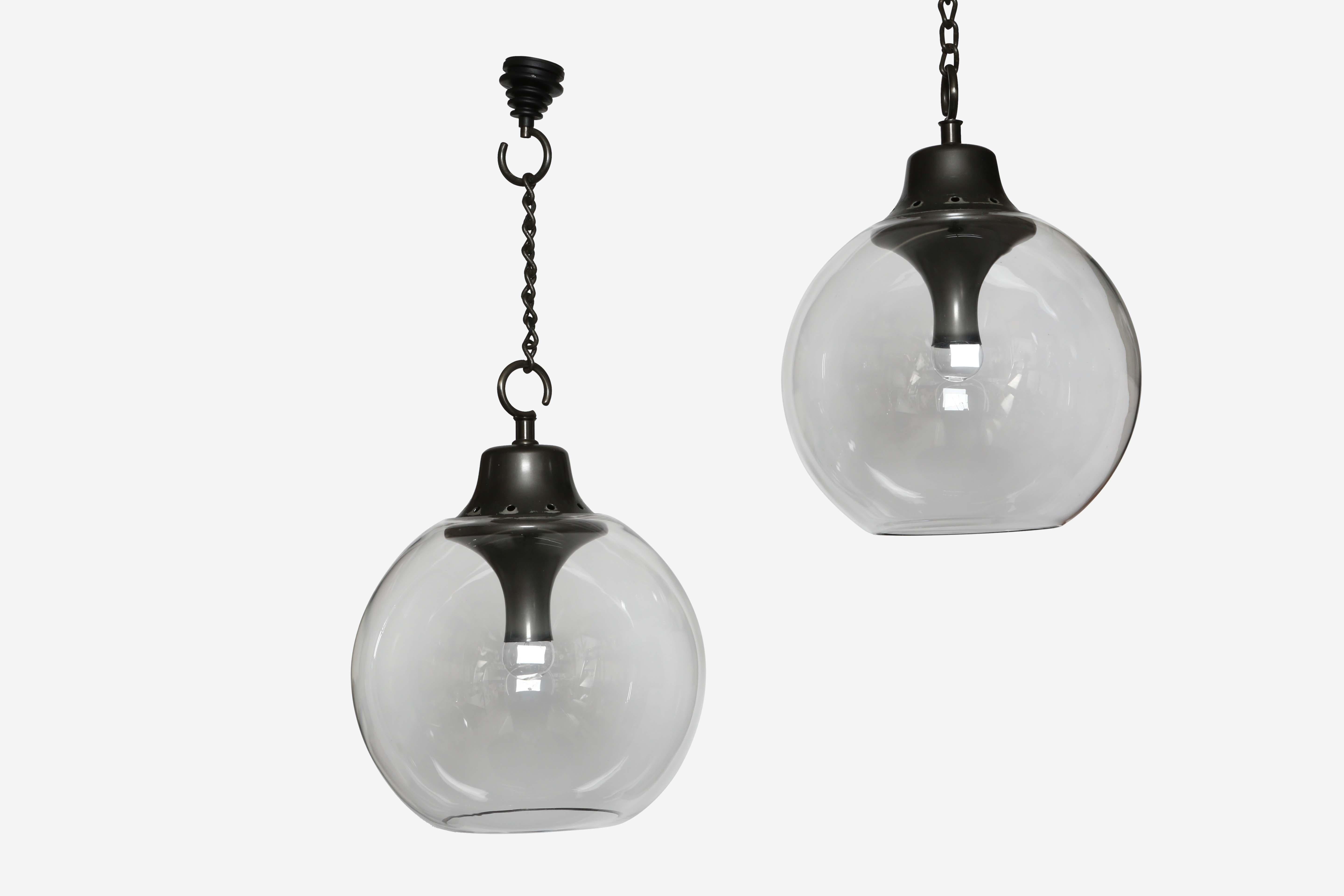 Mid-Century Modern Luigi Caccia Dominioni for Azucena LS10 Ceiling Lights, a Pair For Sale