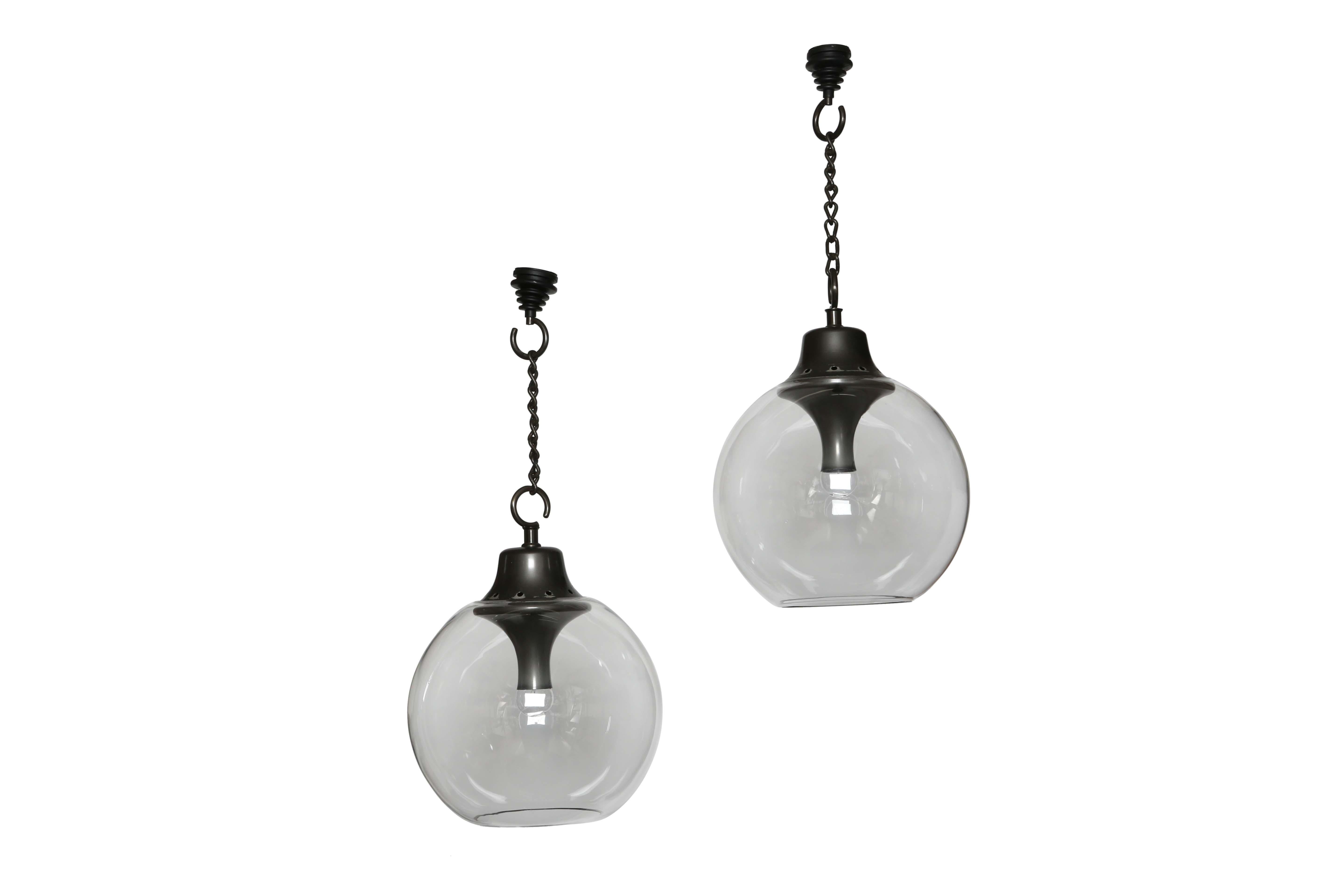 Luigi Caccia Dominioni for Azucena LS10 Ceiling Lights, a Pair In Good Condition For Sale In Brooklyn, NY
