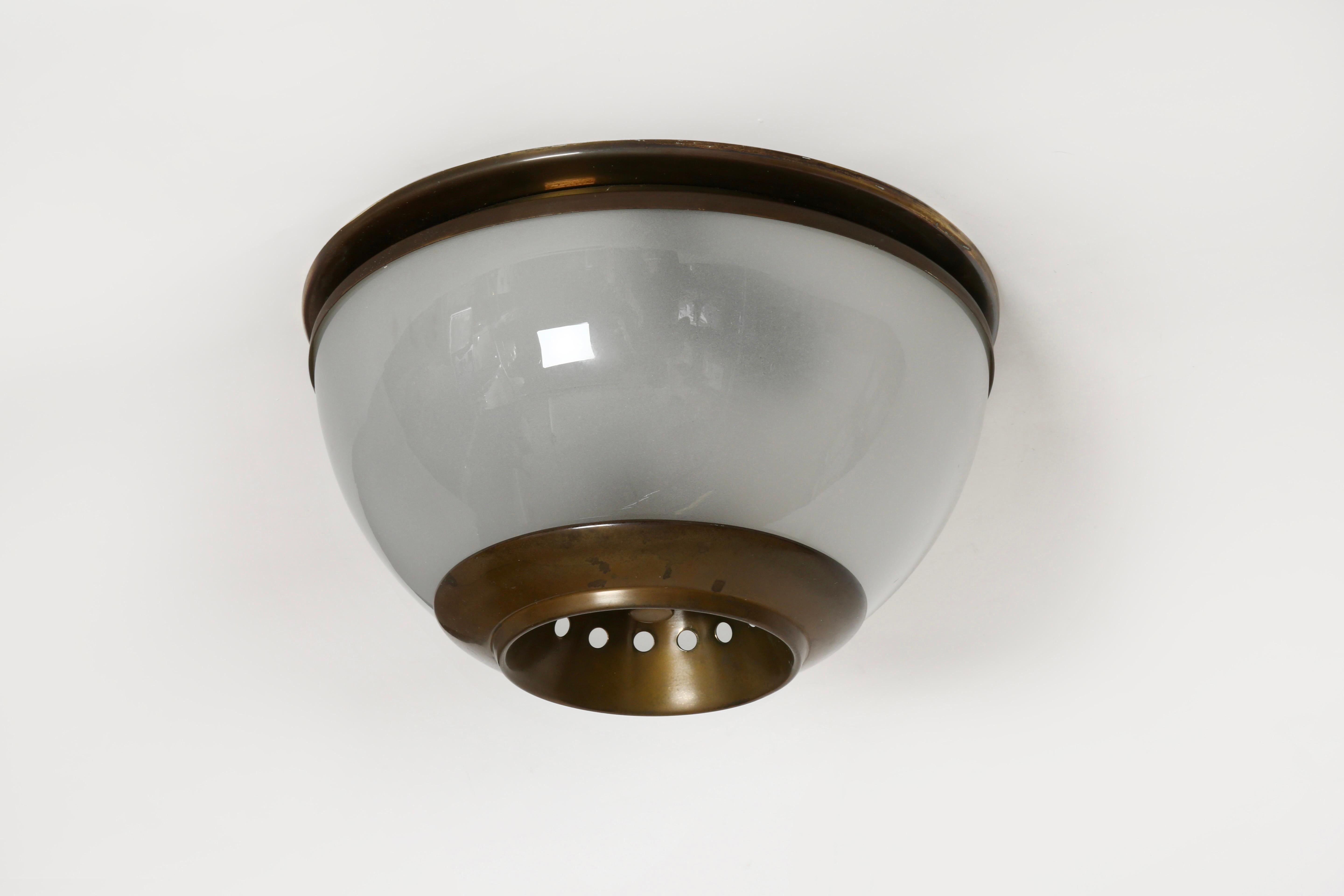 Mid-Century Modern Luigi Caccia Dominioni for Azucena LSP3 Ceiling or Wall Light For Sale