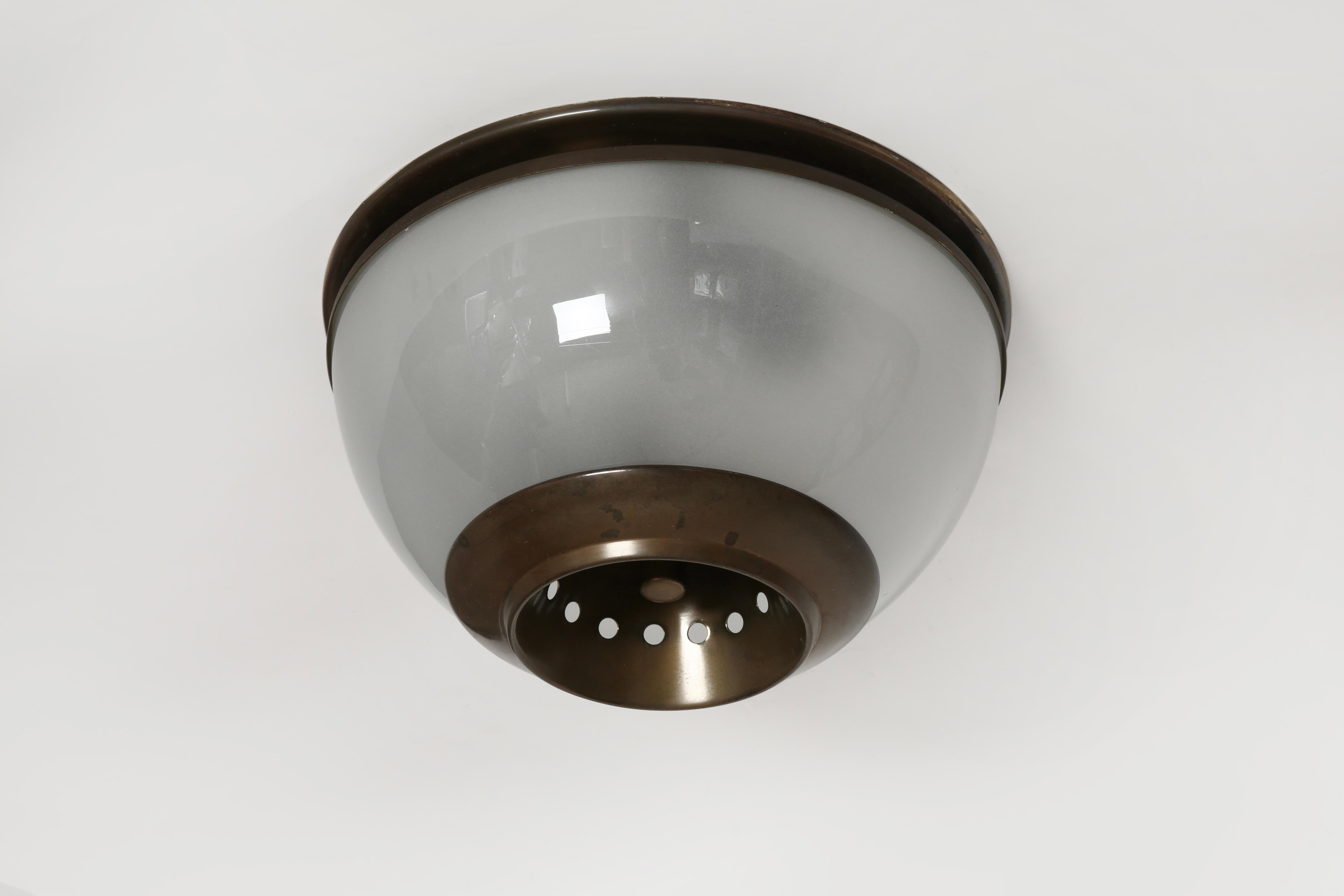 Italian Luigi Caccia Dominioni for Azucena LSP3 Ceiling or Wall Light For Sale
