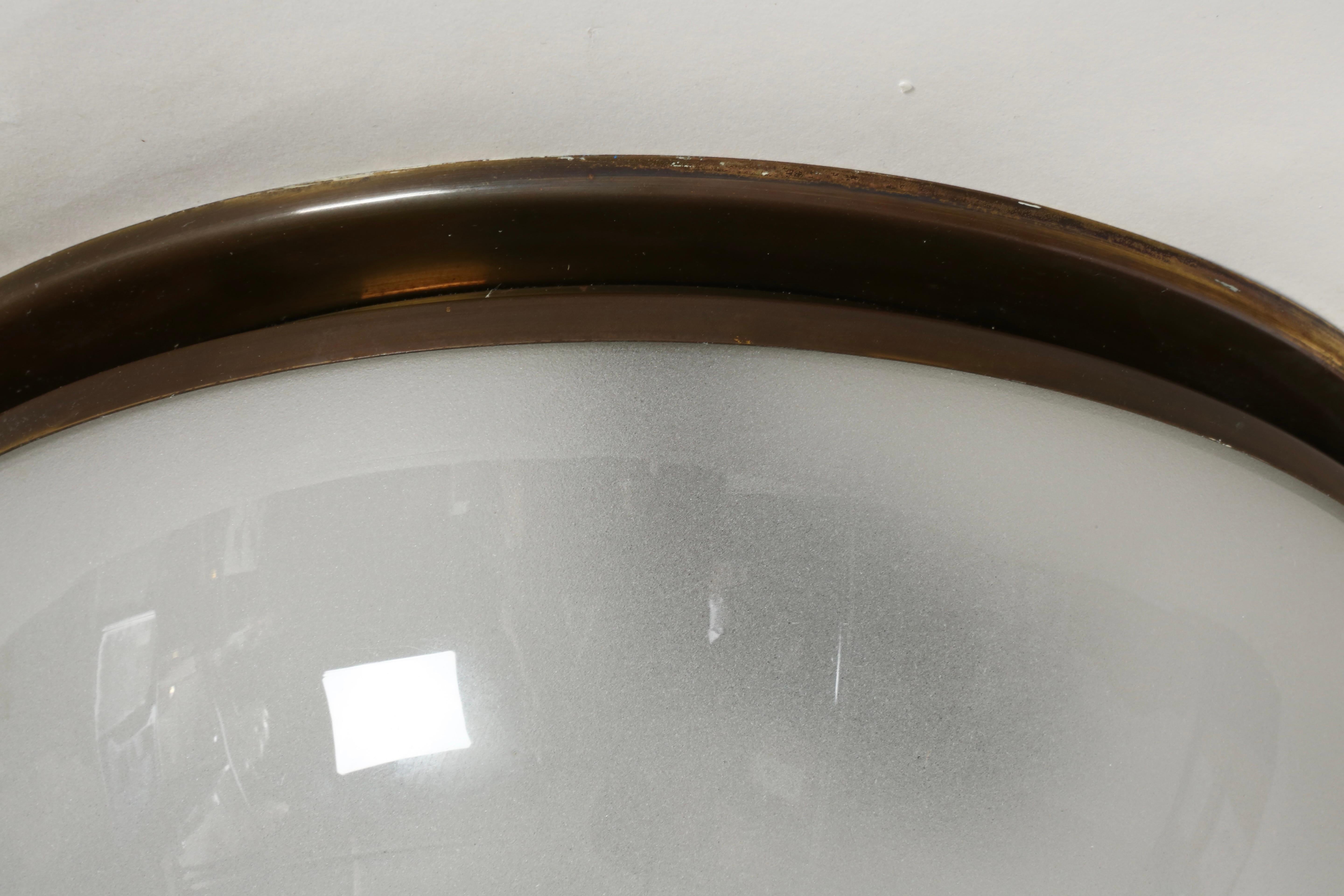 Brass Luigi Caccia Dominioni for Azucena LSP3 Ceiling or Wall Light For Sale