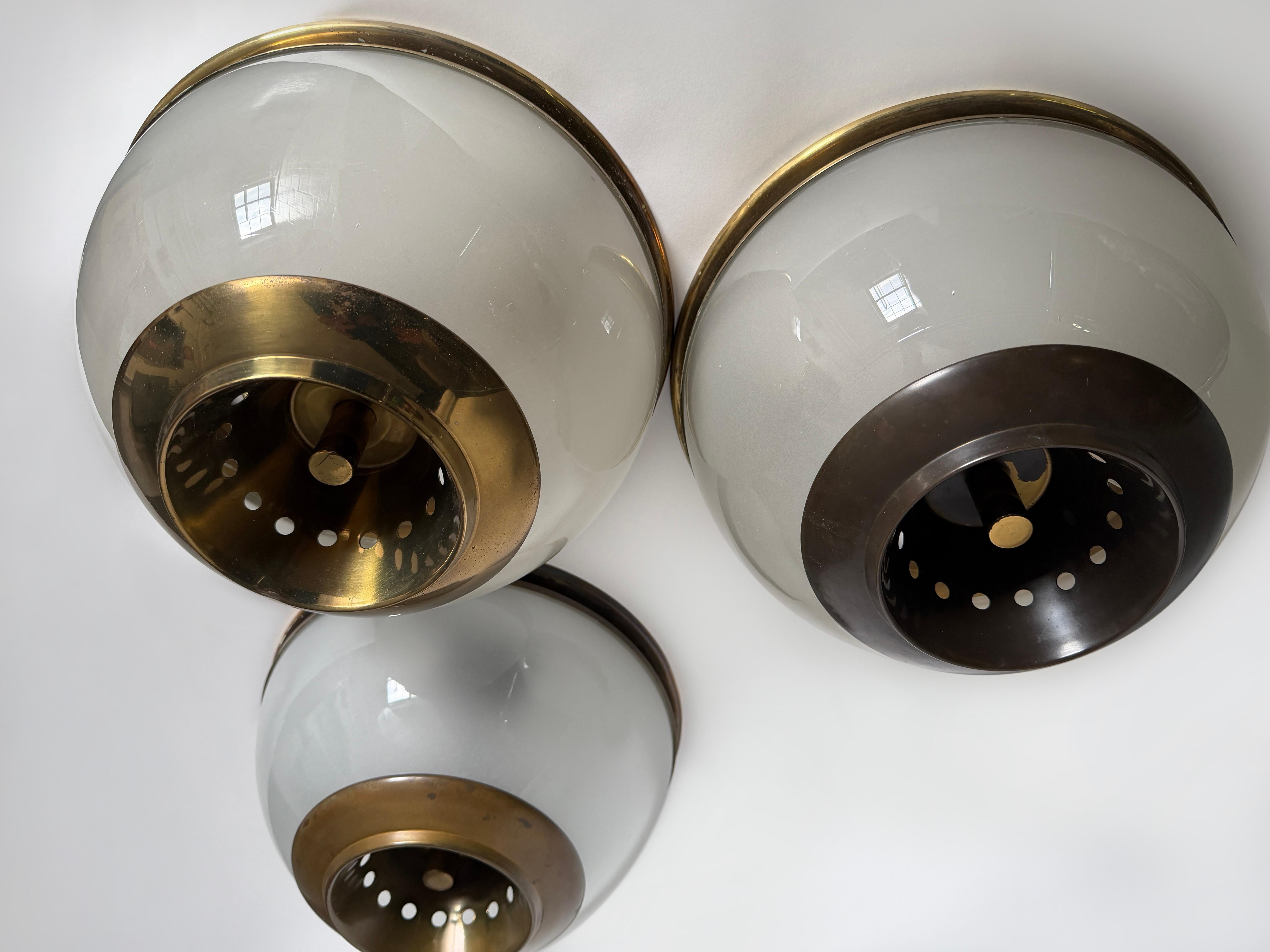 Luigi Caccia Dominioni für Azucena LSP3 Decken- oder Wandleuchte, Italien 1960er Jahre im Angebot 6