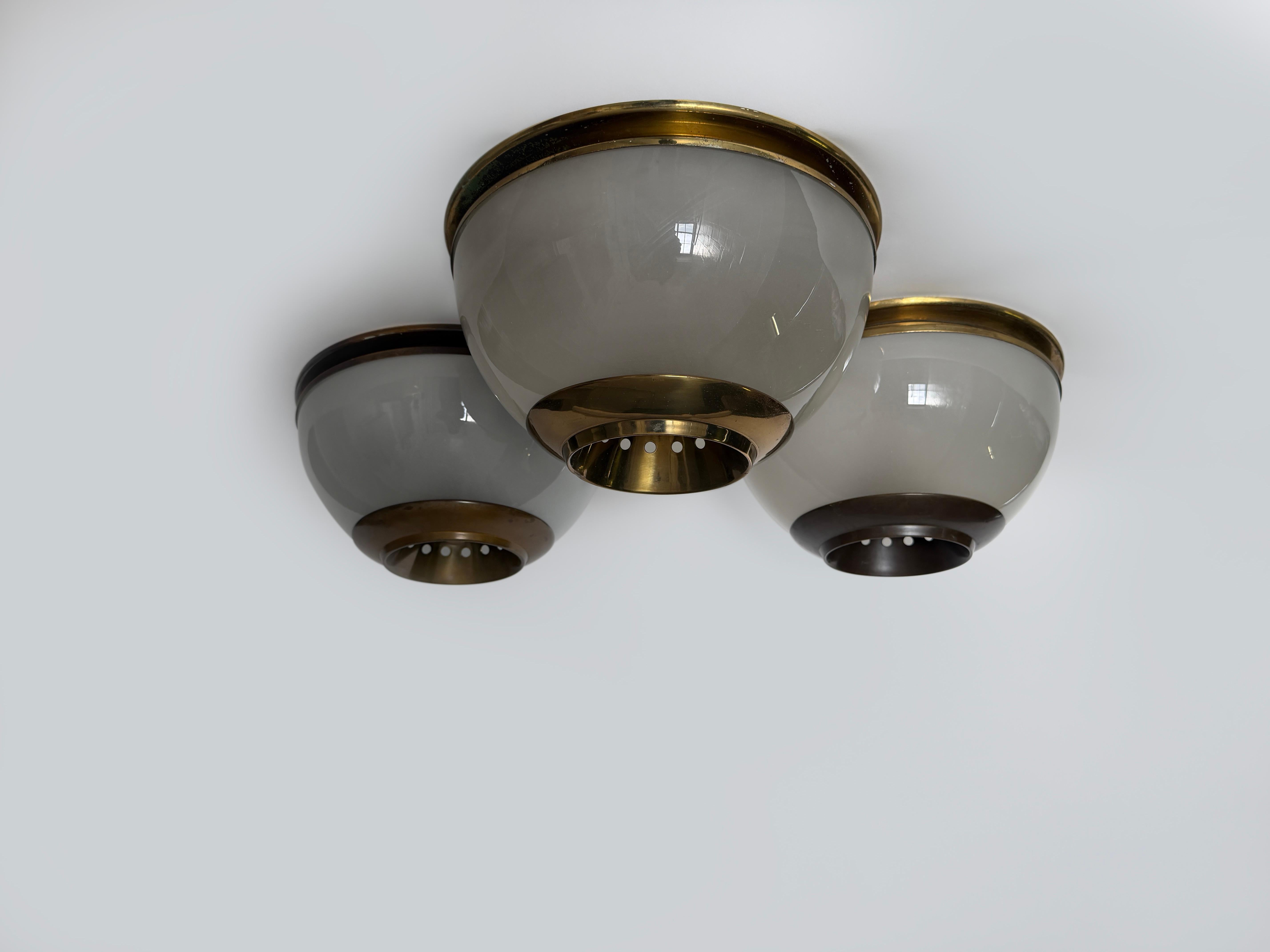 Luigi Caccia Dominioni für Azucena LSP3 Decken- oder Wandleuchte, Italien 1960er Jahre im Angebot 8