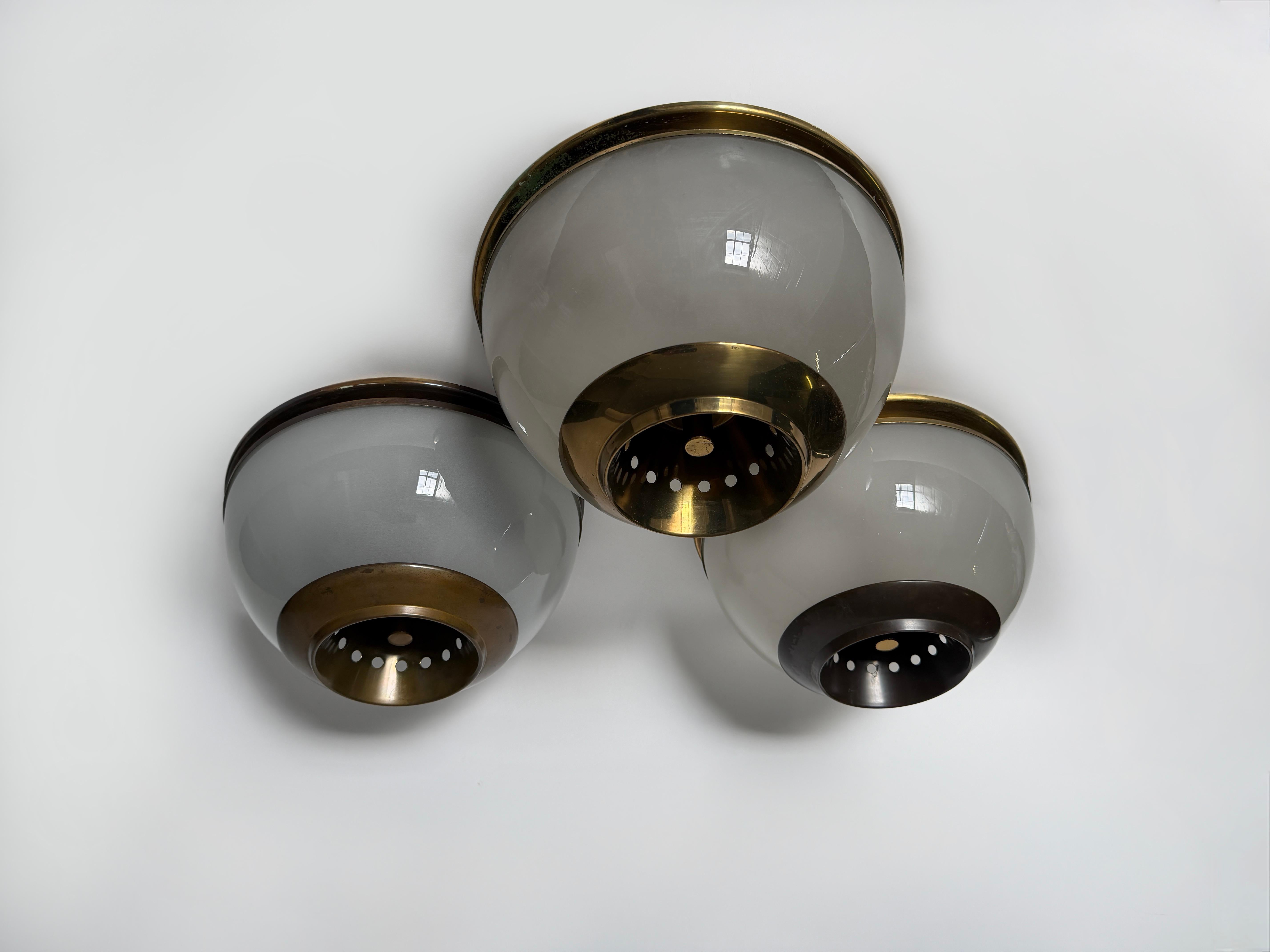 Luigi Caccia Dominioni für Azucena LSP3 Decken- oder Wandleuchte, Italien 1960er Jahre im Angebot 9