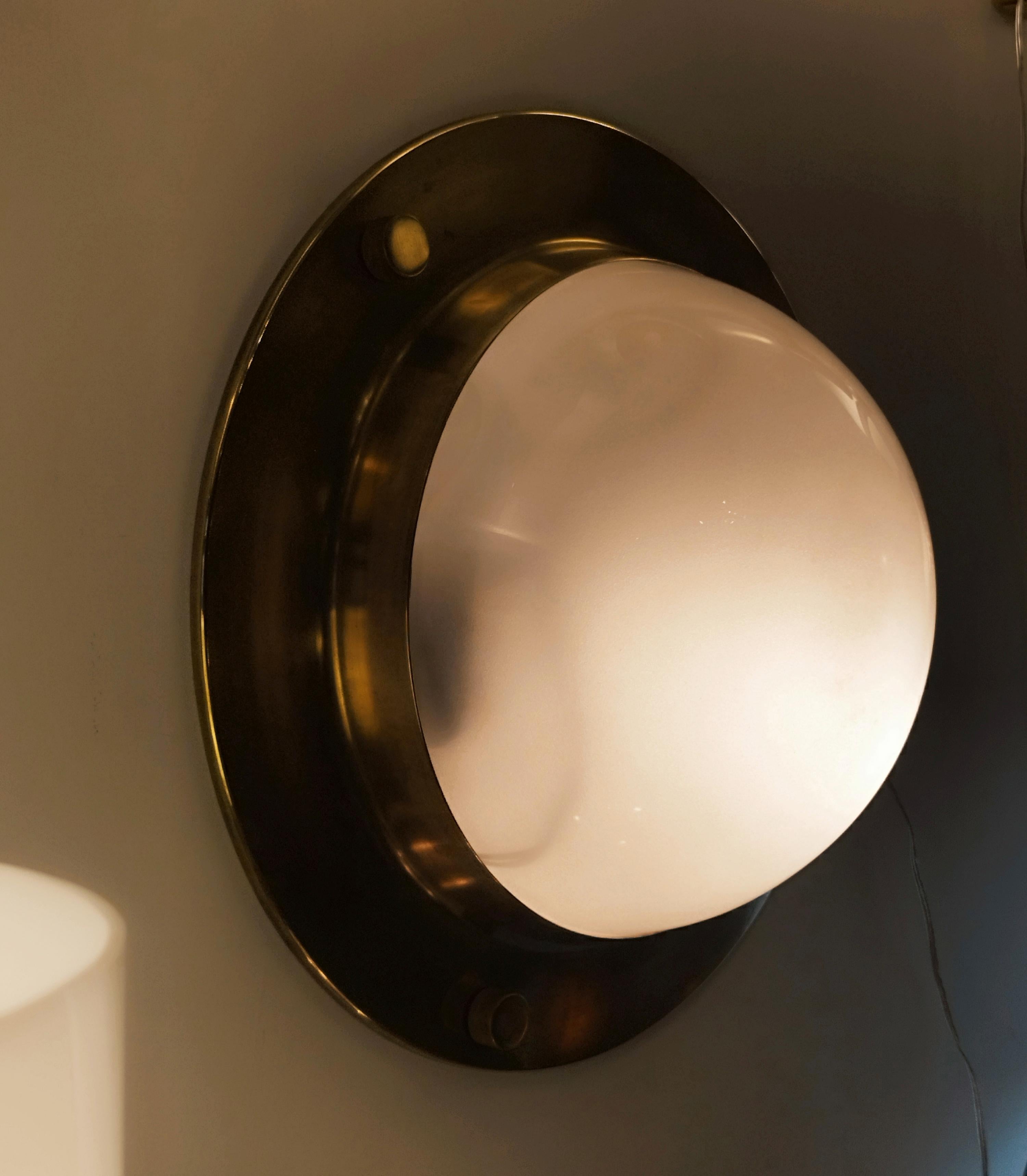 Italian Luigi Caccia Dominioni  for Azucena 'LSP6 Tommy' Wall/Ceiling Light, Italy 1960s