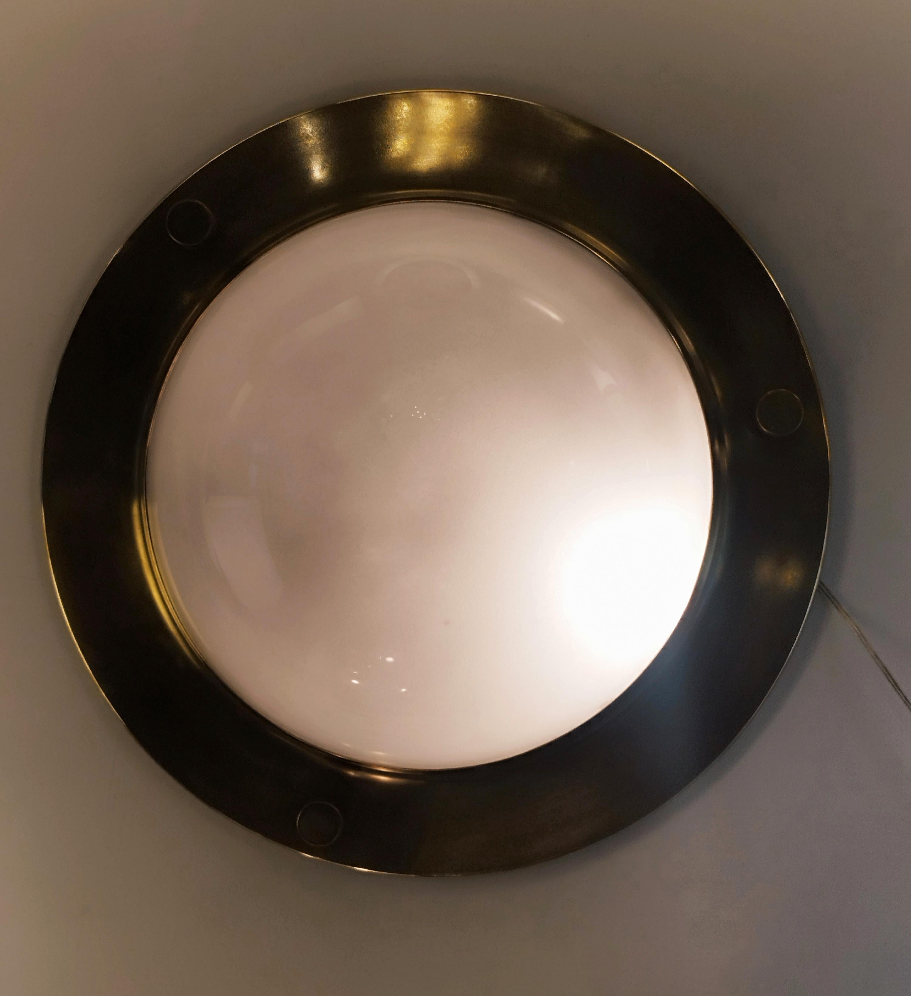 Mid-20th Century Luigi Caccia Dominioni  for Azucena 'LSP6 Tommy' Wall/Ceiling Light, Italy 1960s