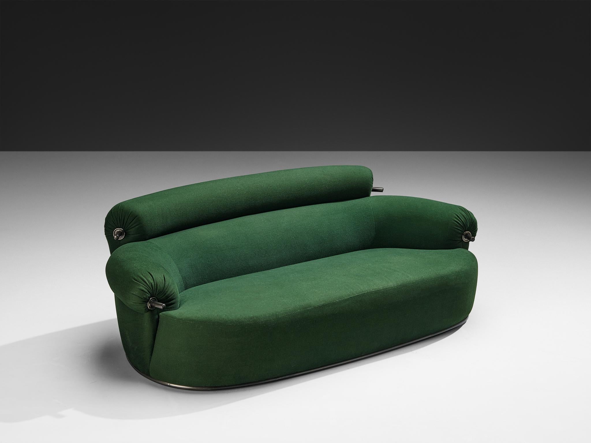 Luigi Caccia Dominioni for Azucena, sofa, model ‘P20B Toro’, fabric, metal, Italy, 1979

This sofa model 'P20B Toro' is designed by Luigi Caccio Dominioni in Milan and produced by Azucena. The ‘Toro’ sofa owns its name to several elements, such as