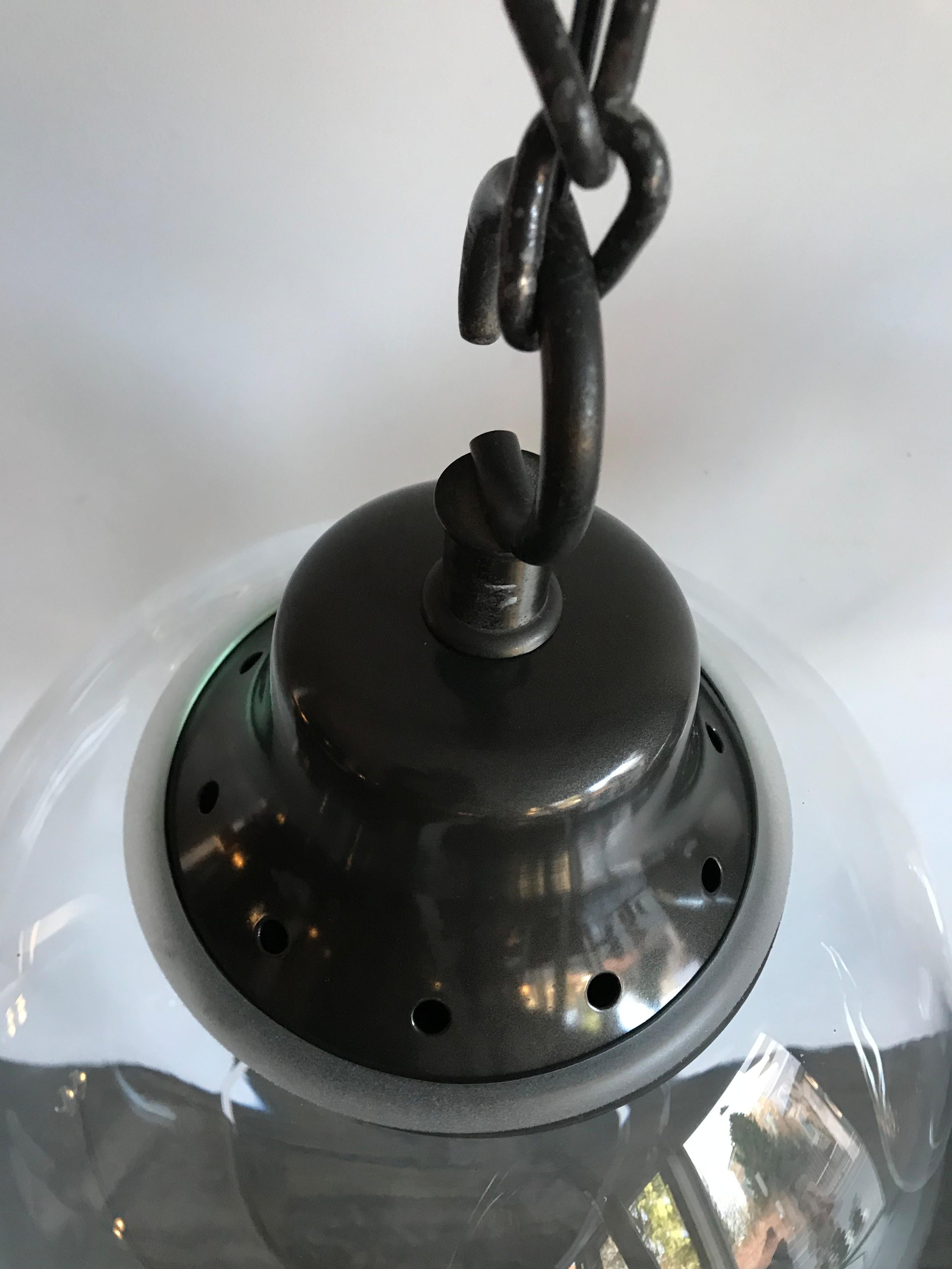 Luigi Caccia Dominioni Italian Glass Pendan Lamp for Azucena, 1967 4