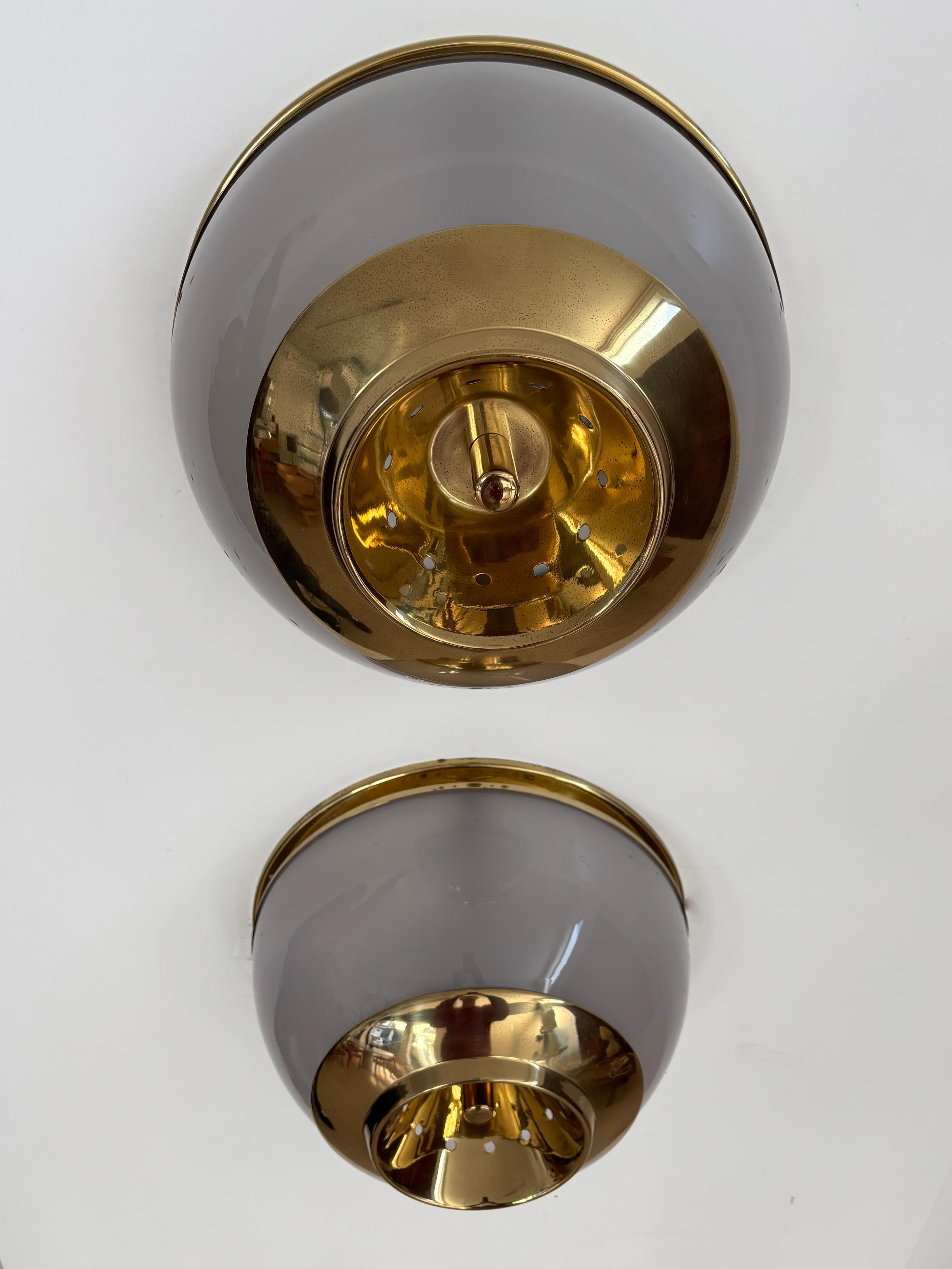 Luigi Caccia Dominioni Italian Wall lights Sconces LSP3 Model for Azucena 1960 For Sale 2