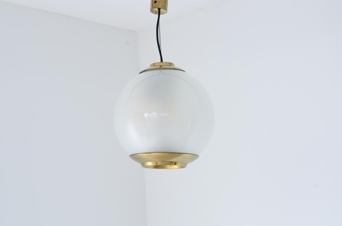 Mid-Century Modern Luigi Caccia Dominioni  Large LPS8 model chandelier For Sale