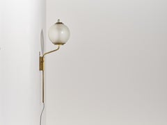 Luigi Caccia Dominioni LP11 / Pallone Wall Lamp, Azucena, Italy, 1950s