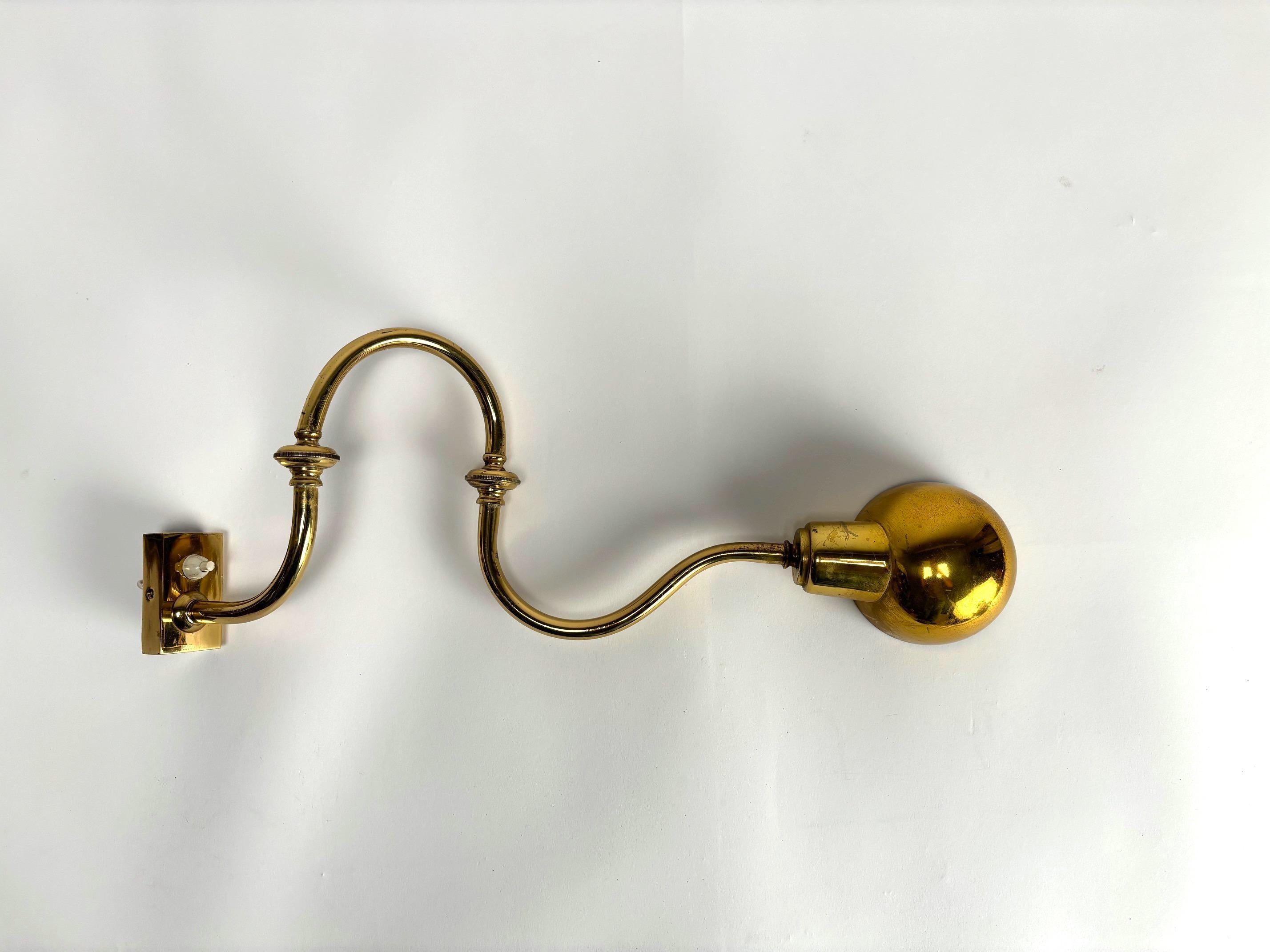 Mid-Century Modern Luigi Caccia Dominioni LP15 'Tromba' Wall Lamps for Azucena, Italy, 1964 For Sale