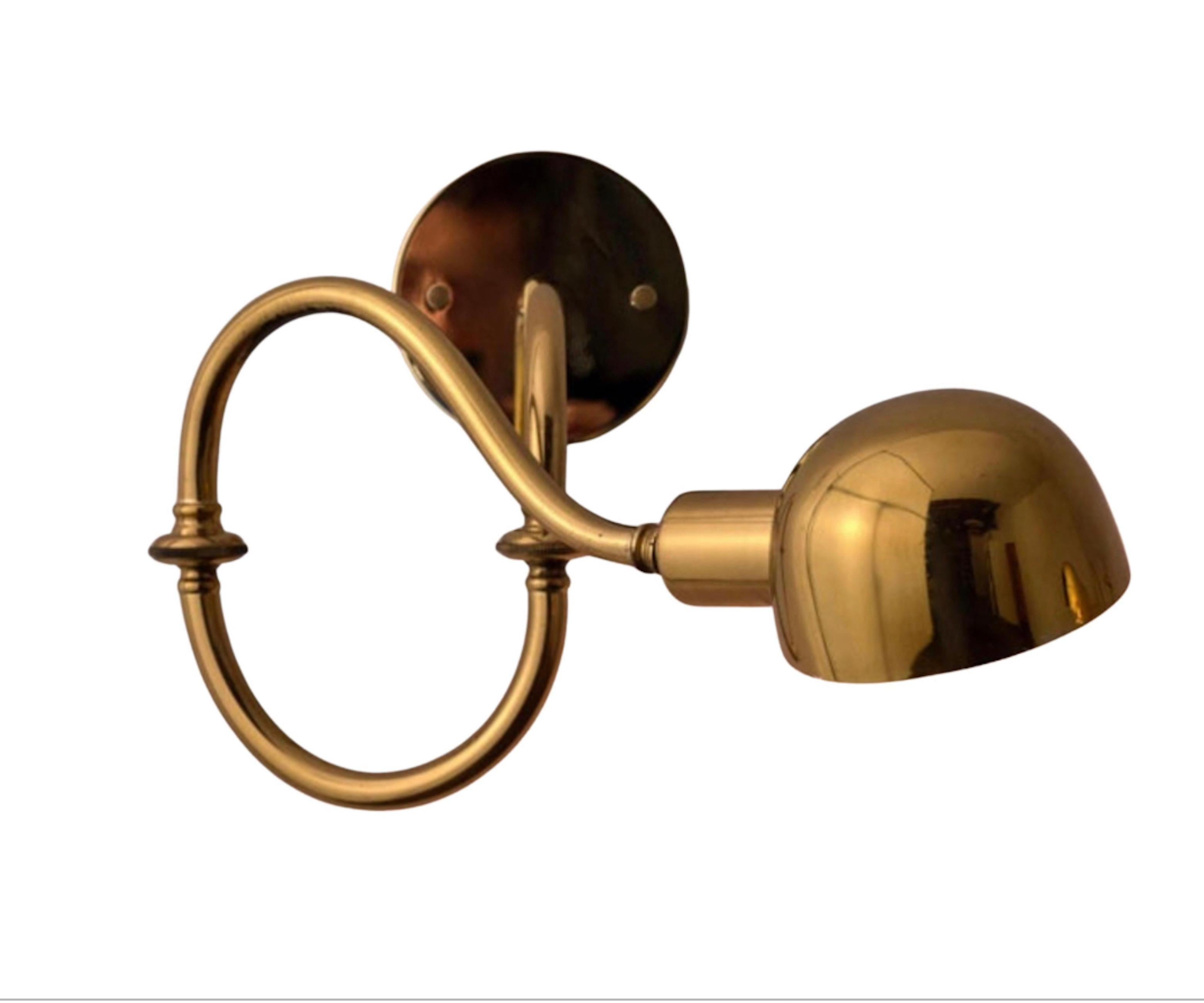 Mid-Century Modern Luigi Caccia Dominioni LP15 'Tromba' Wall Lamps for Azucena, Italy, 1964 For Sale