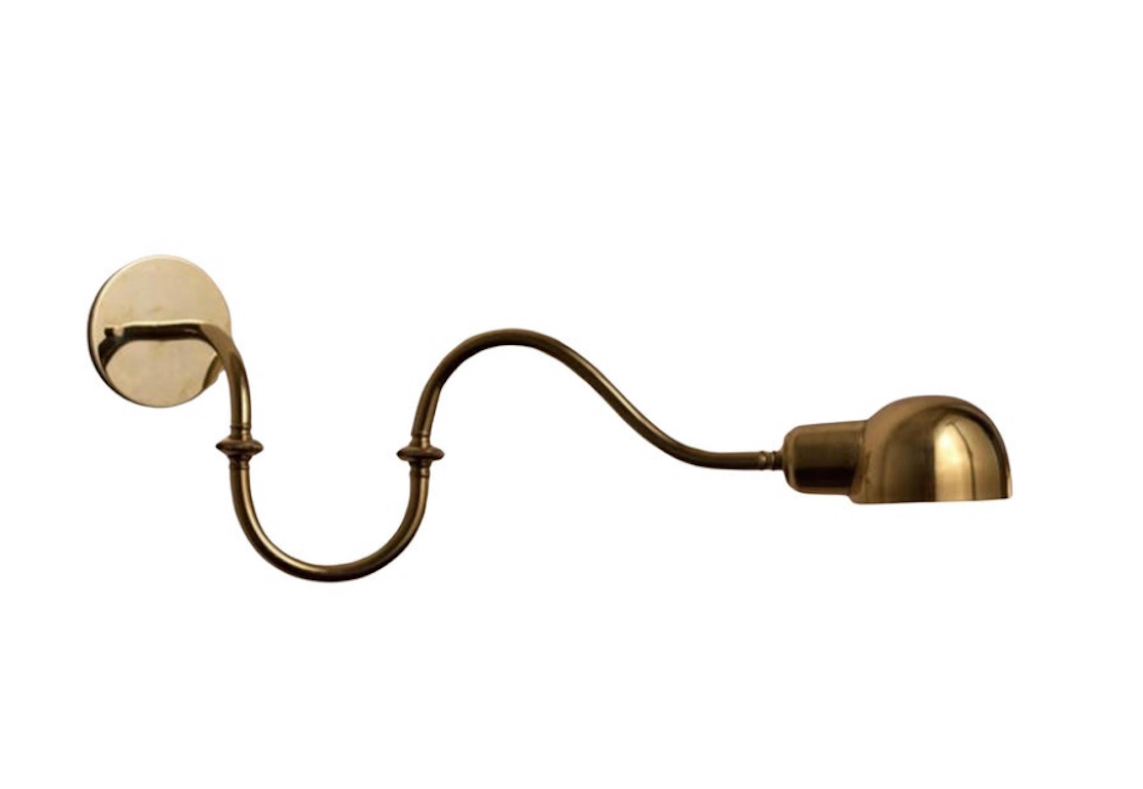 Italian Luigi Caccia Dominioni LP15 'Tromba' Wall Lamps for Azucena, Italy, 1964 For Sale