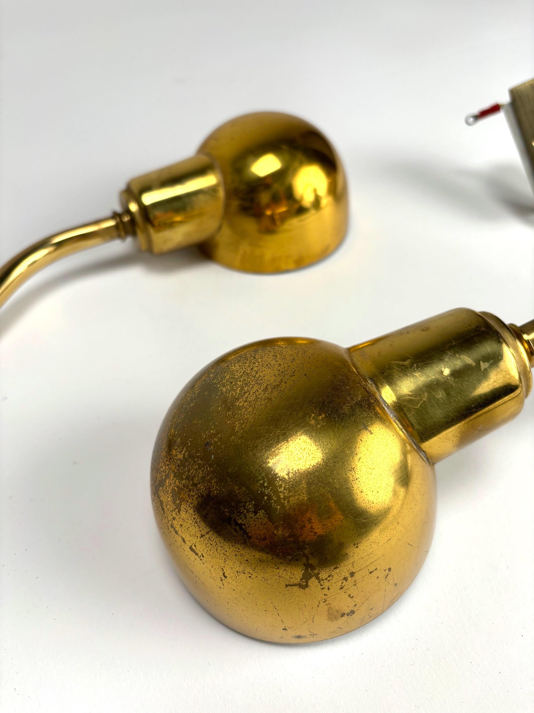 Luigi Caccia Dominioni LP15 'Tromba' Wall Lamps for Azucena, Italy, 1964 For Sale 1
