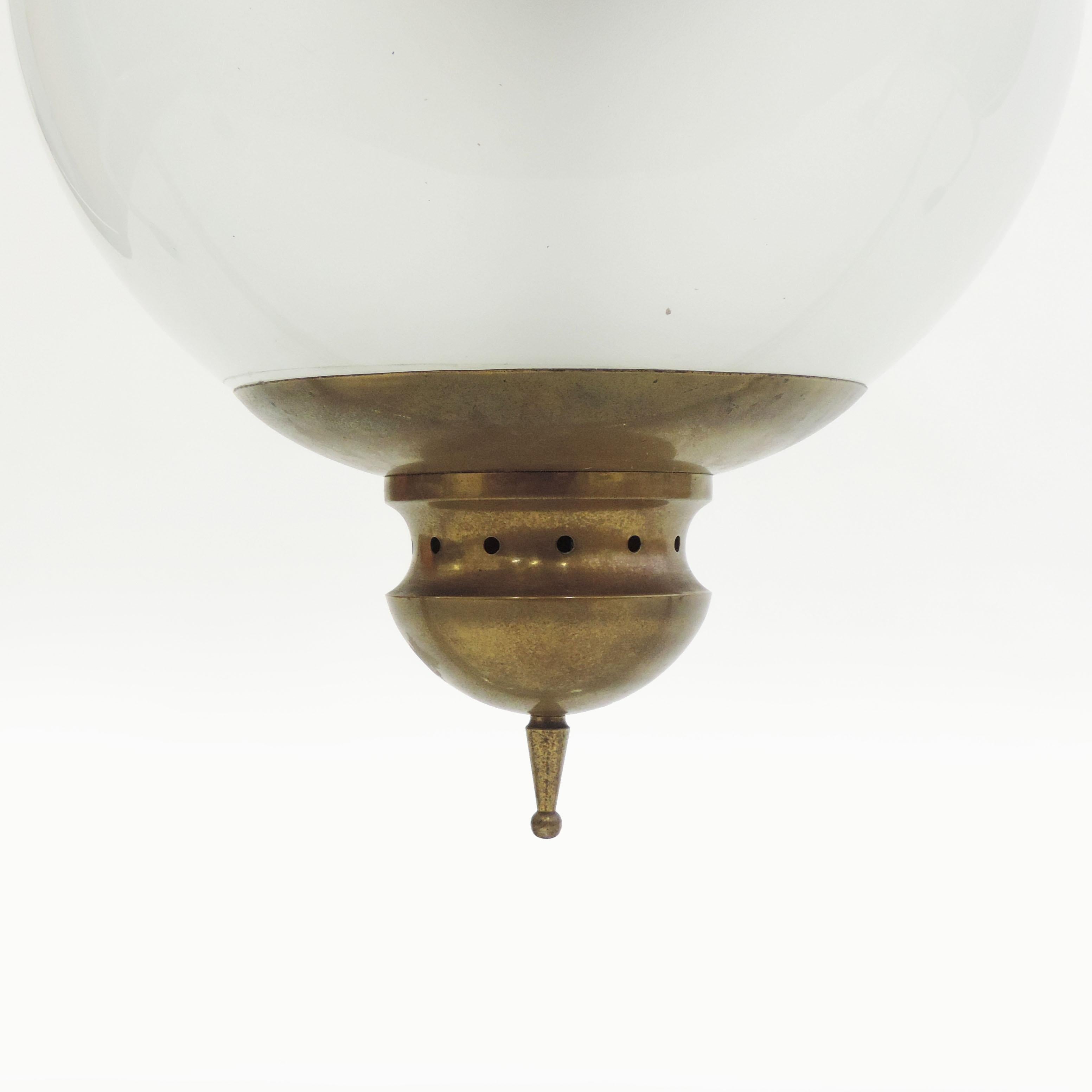 Mid-Century Modern Luigi Caccia Dominioni LS1 Ceiling Lamp for Azucena, Italy, 1950