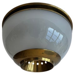 Luigi Caccia Dominioni LSP3 Plafonnier/ Applique en laiton et verre, années 1960