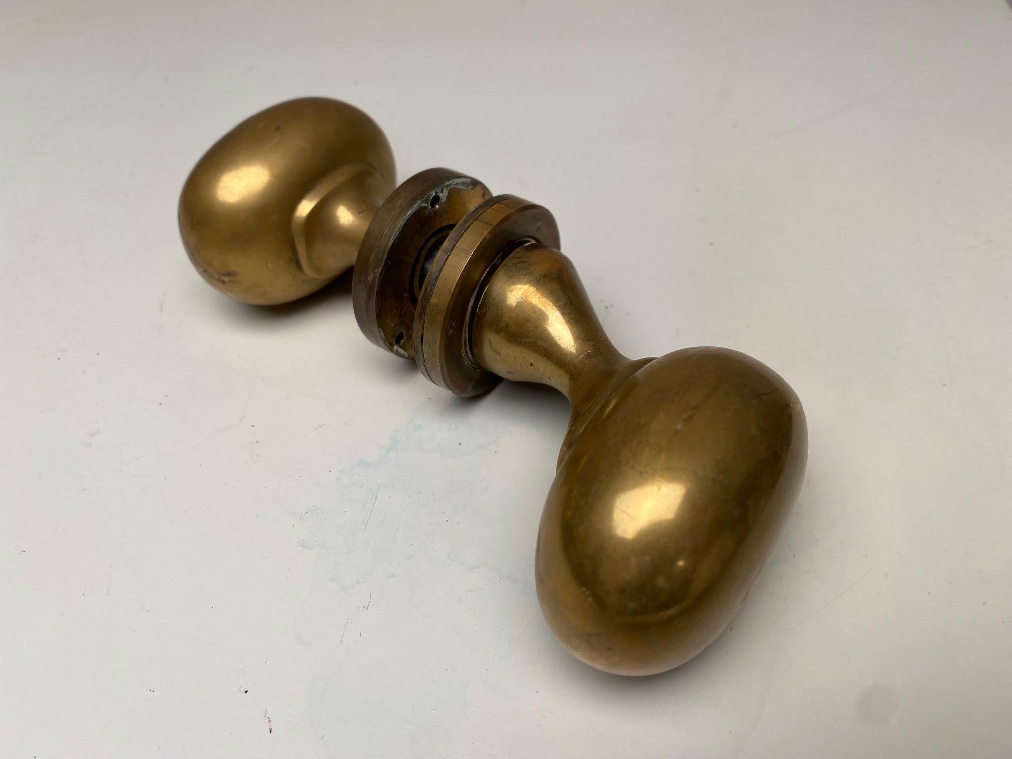 Mid-20th Century Luigi Caccia Dominioni M3 Solid Brass Door handles, Azucena, Italy set of 30 For Sale