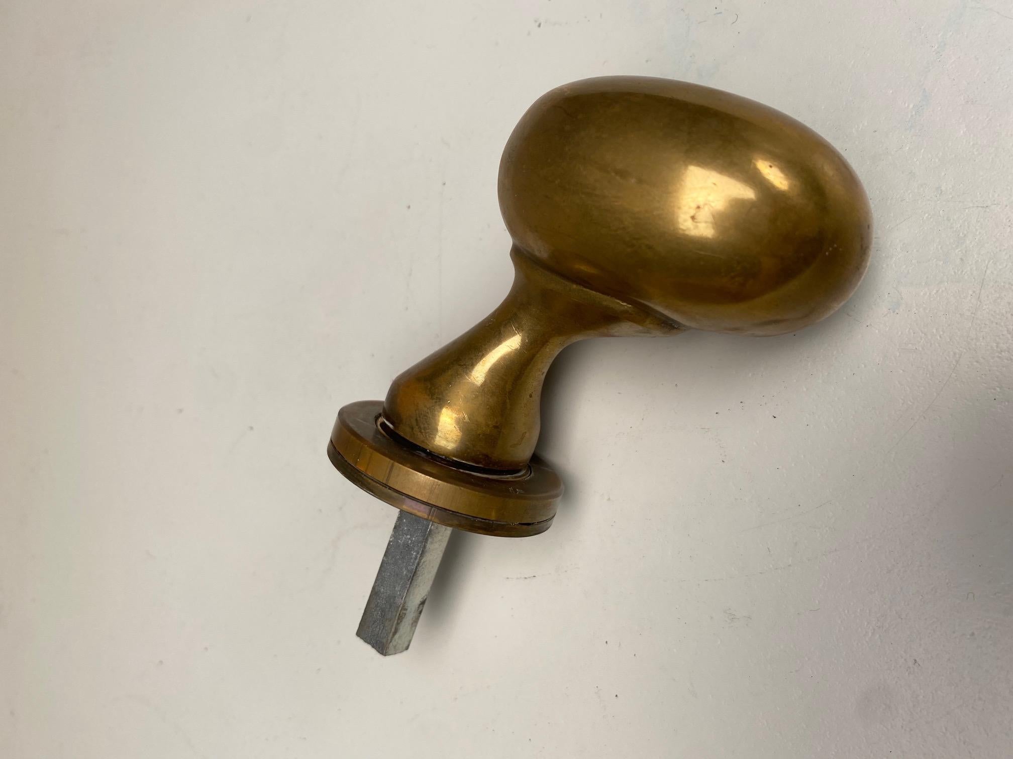 Luigi Caccia Dominioni M3 Solid Brass Door handles, Azucena, Italy set of 30 For Sale 1