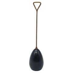 Luigi Caccia Dominioni Marble and brass doorstop produced by Azucena in the 50s