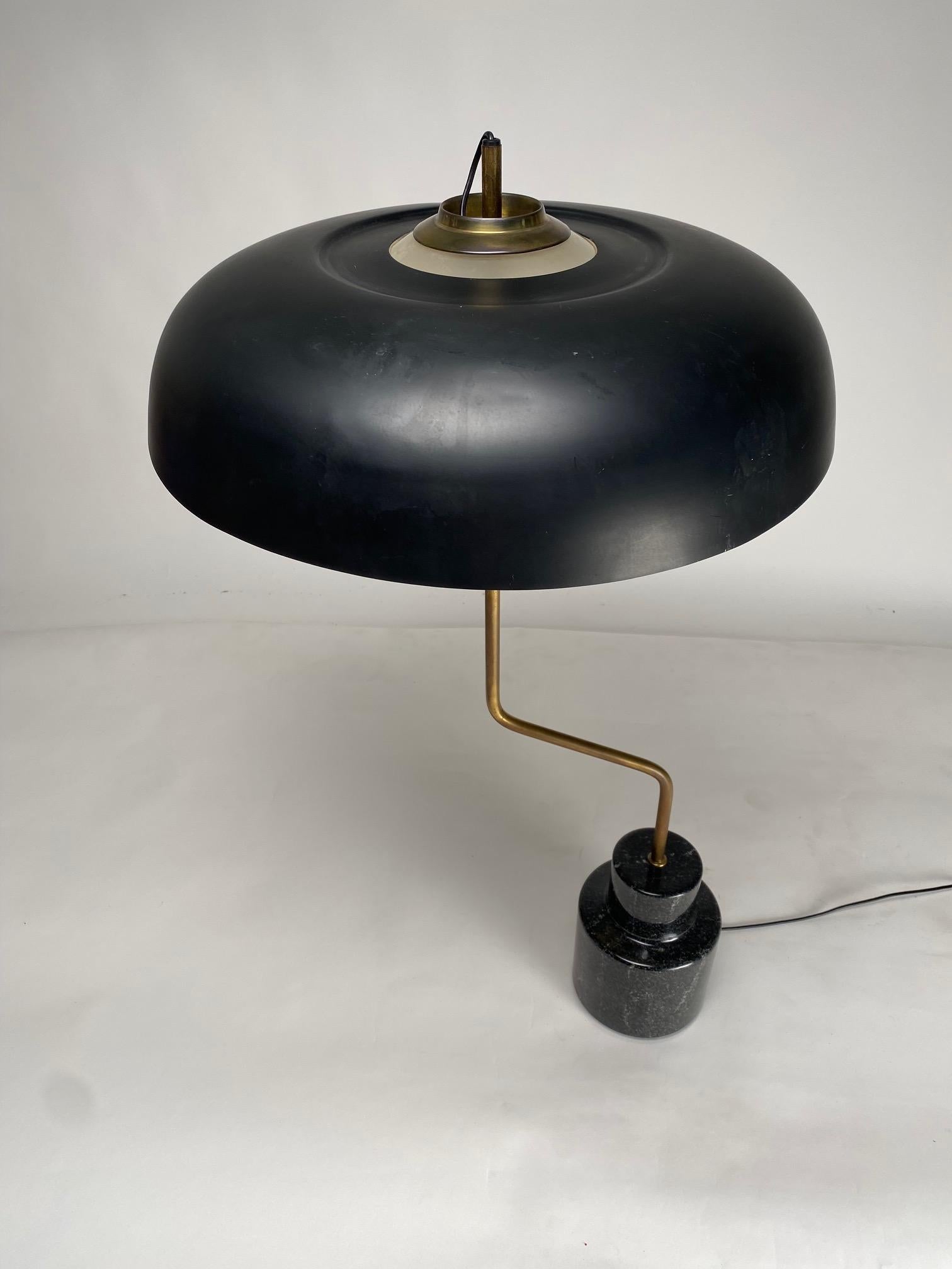 Luigi Caccia Dominioni Monumental Mikado table lamp (Brass Version)  Italy, 1960 For Sale 1