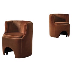 Luigi Caccia Dominioni "P22" Armchairs for Azucena, Italy 1975