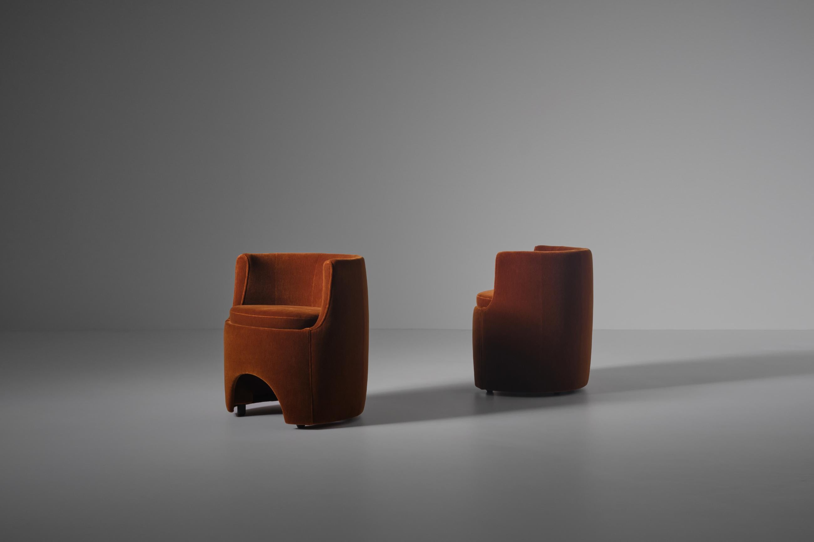 Luigi Caccia Dominioni ‘P22 Studio’ Chairs, Italy 1975 3