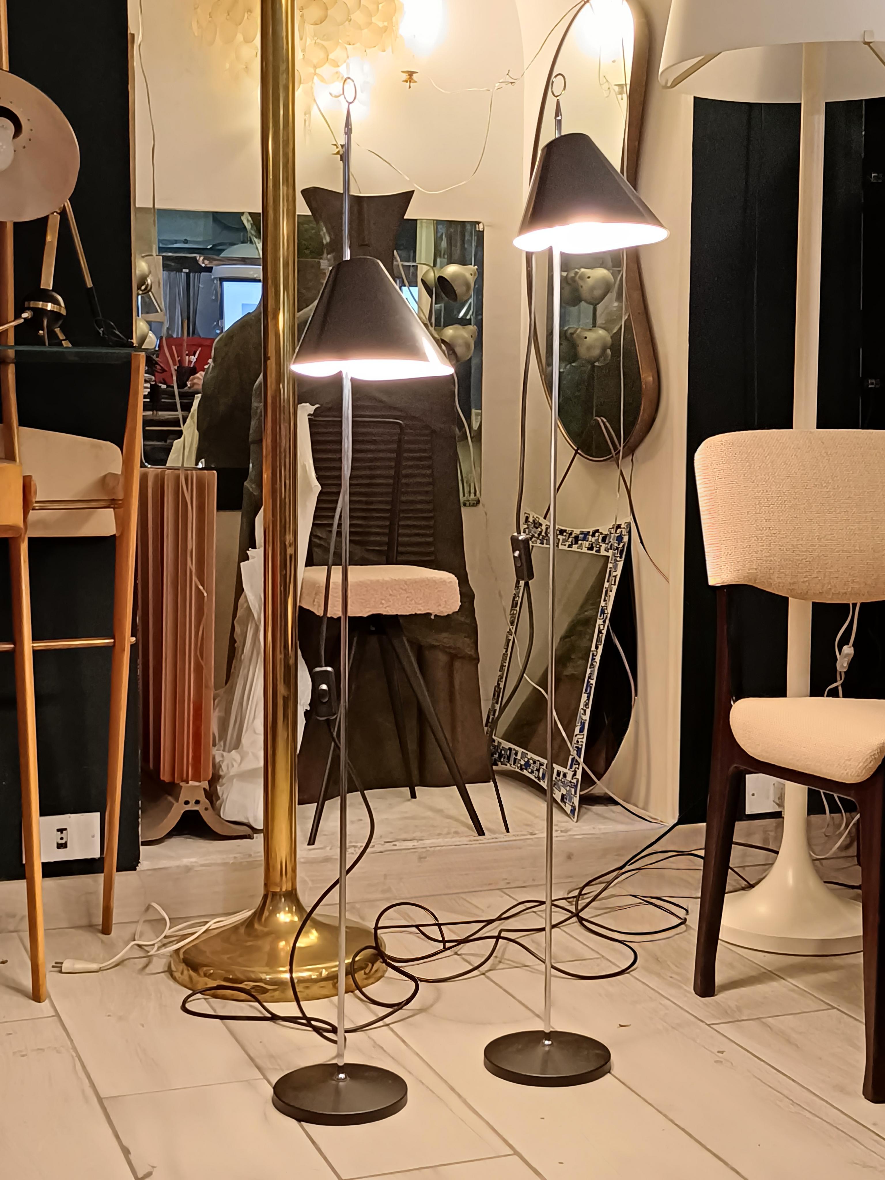 Metallo Luigi Caccia Dominioni per Azucena Lampada da Terra 