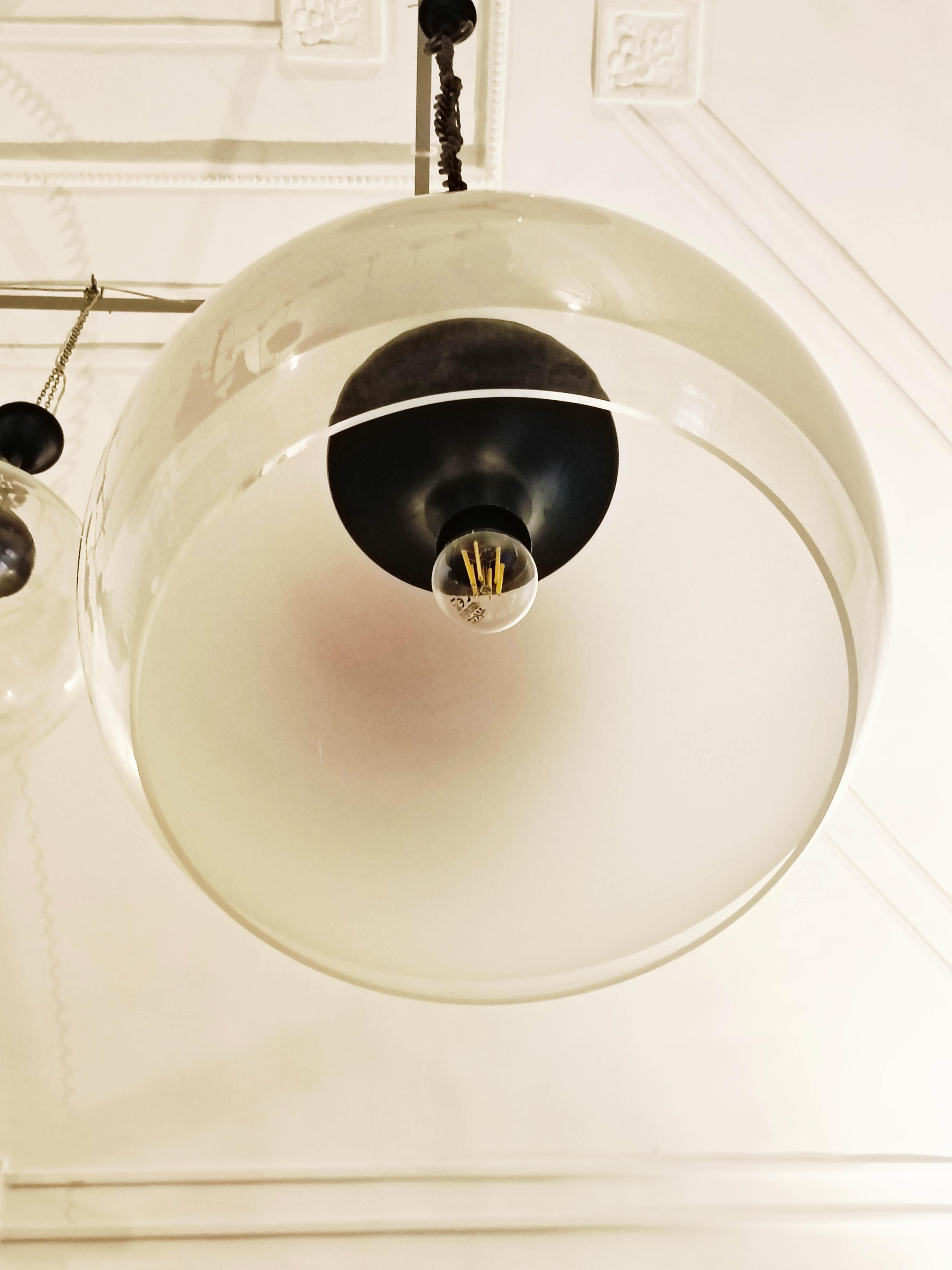 Luigi Caccia Dominioni para Azucena Lámpara de araña Mod. LS10, Italia Años 60 Mid-20th Century en venta