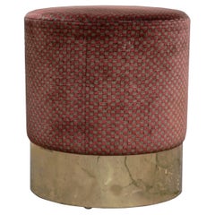 Luigi Caccia Dominioni for Azucena Pouf Stool Mod. Cylinder, Italy 1960s