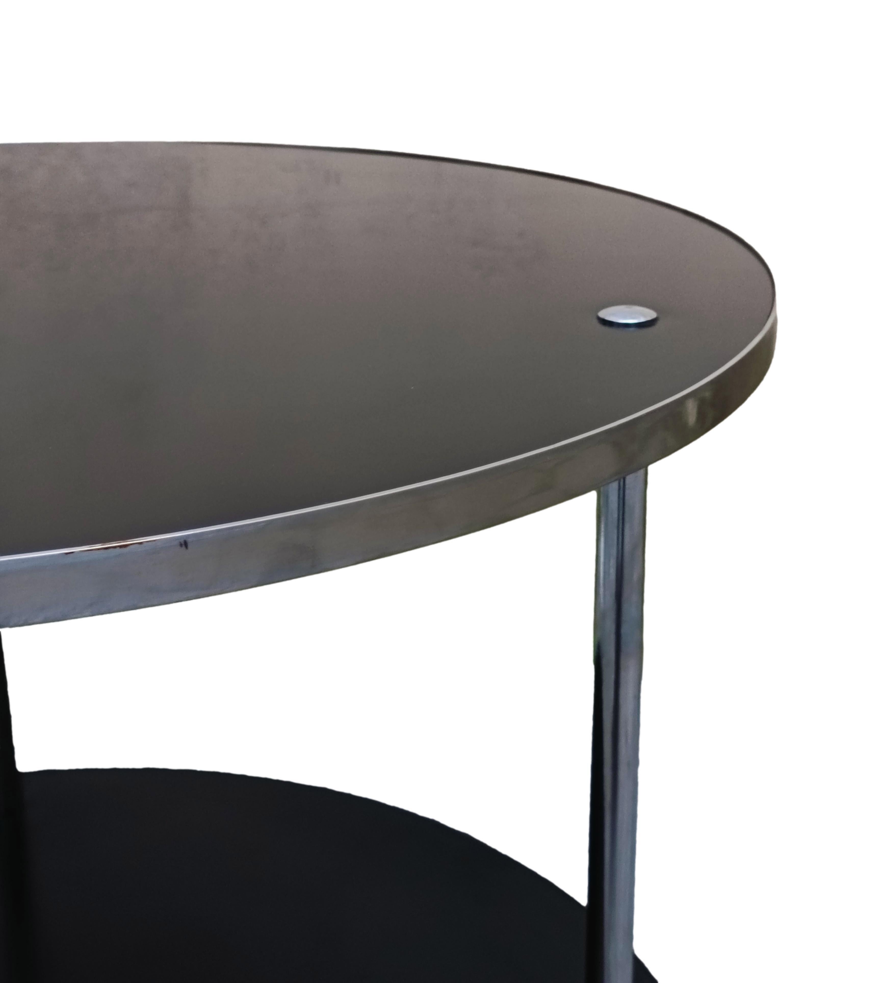 Mid-Century Modern Luigi Caccia Dominioni for Azucena Coffee Table Cart Mod. T6 on Two Floors, Italy