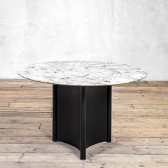 Luigi Caccia Dominioni Pitagora Dining Table, Metal & Marble, 1991