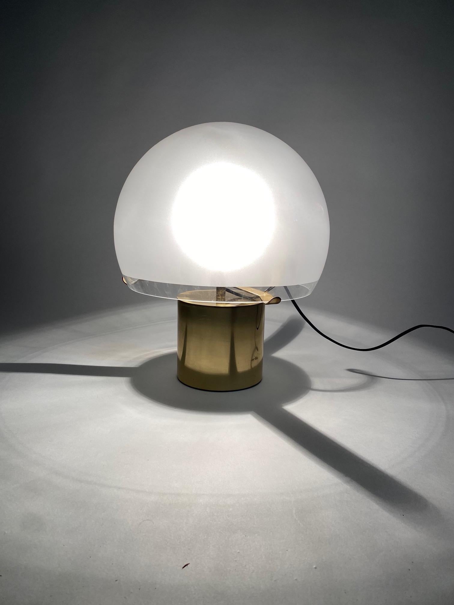 Luigi Caccia Dominioni, 'Porcino' Table Lamp, Azucena, Italy, 1960s In Good Condition In Argelato, BO