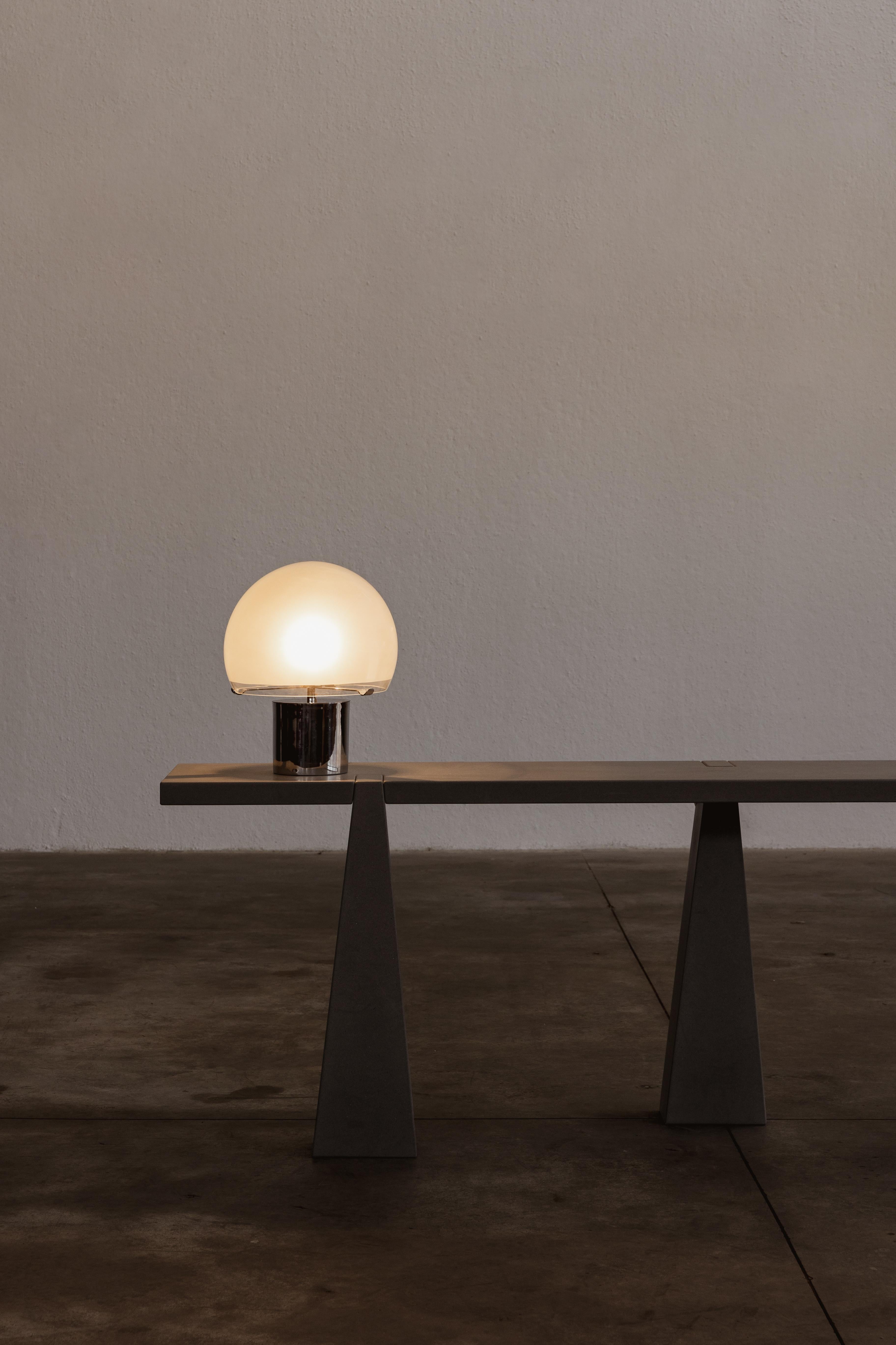 Mid-Century Modern Lampe de table « Porcino » de Luigi Caccia Dominioni pour Azucena, 1966 en vente