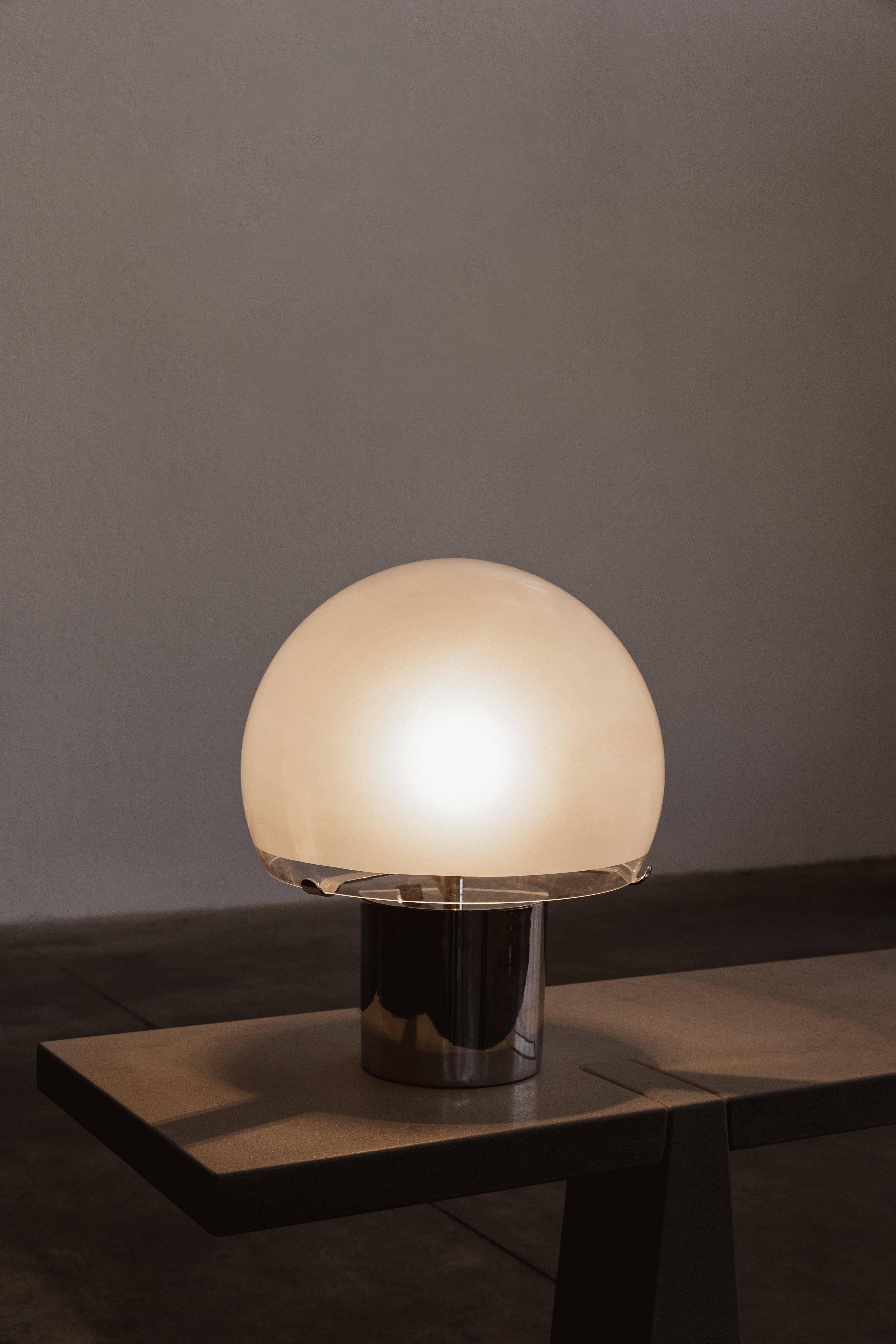 Milieu du XXe siècle Lampe de table « Porcino » de Luigi Caccia Dominioni pour Azucena, 1966 en vente