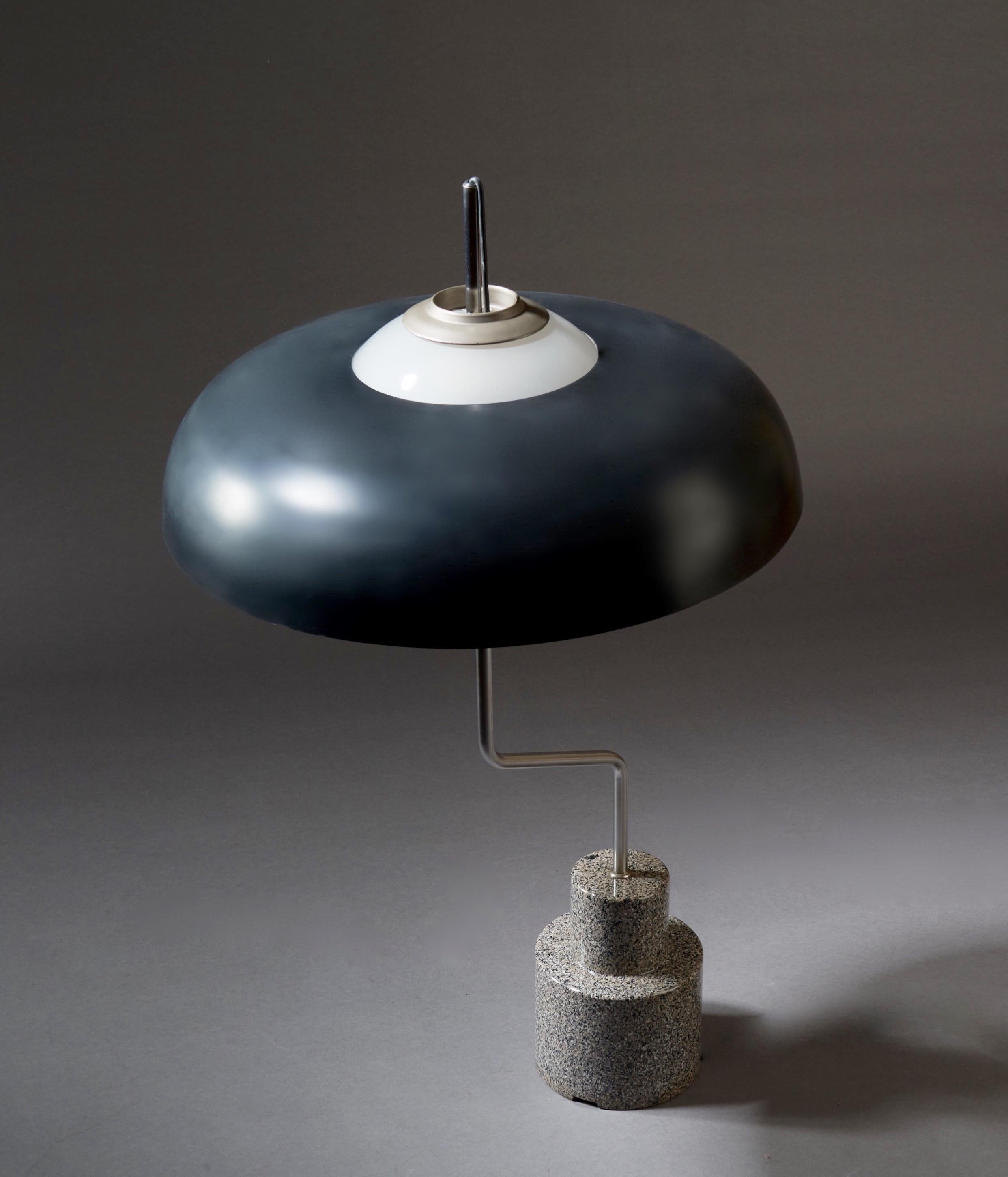 Mid-Century Modern Luigi Caccia Dominioni Rare and Monumental Mikado Table Lamp, Italy, circa 1963 For Sale