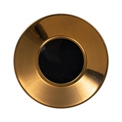 Luigi Caccia Dominioni Round Brass Midcentury Picture Holder for Azucena, 1960s