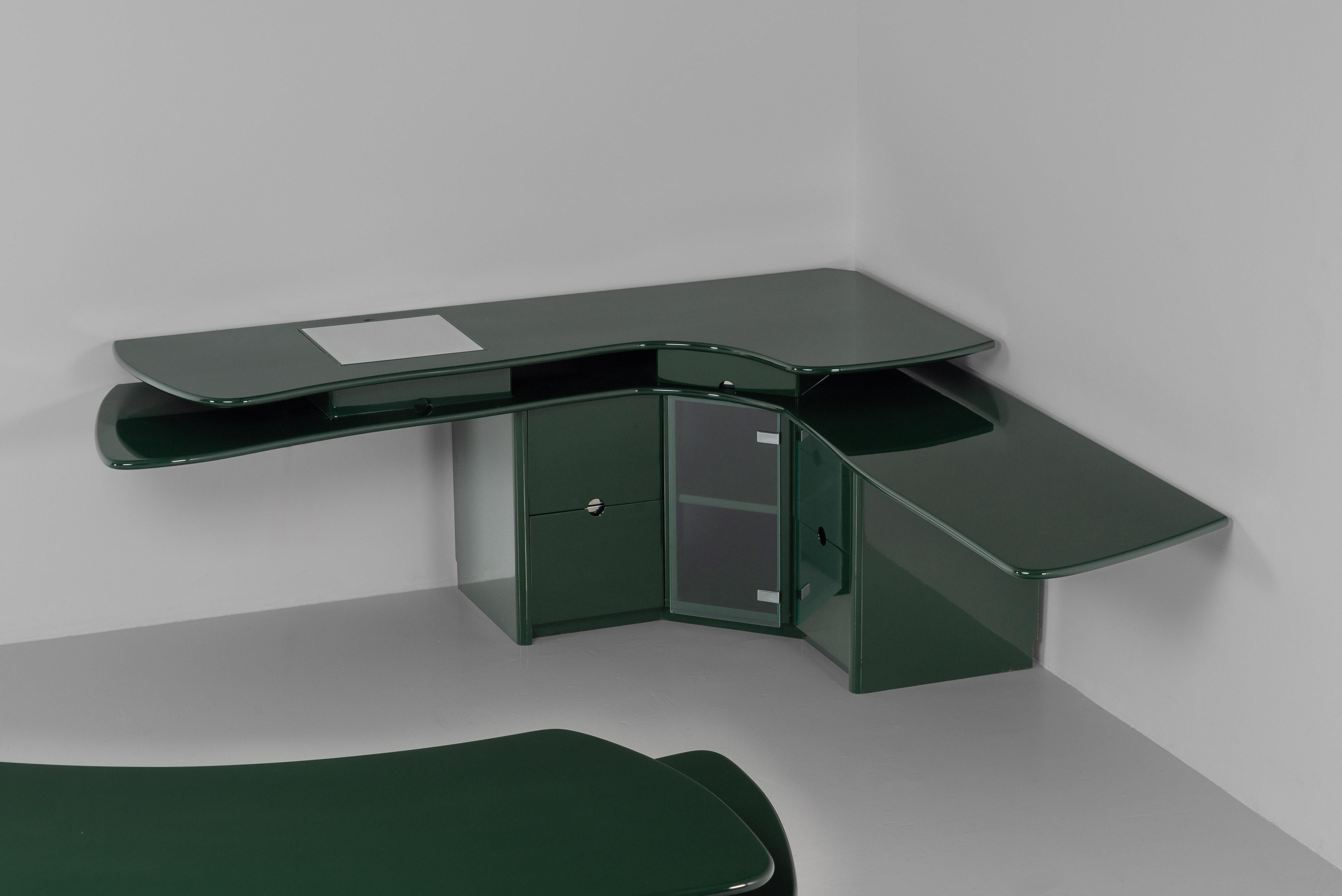 Luigi Caccia Dominioni SCR7 desk Azucena Italie 1979 en vente 2