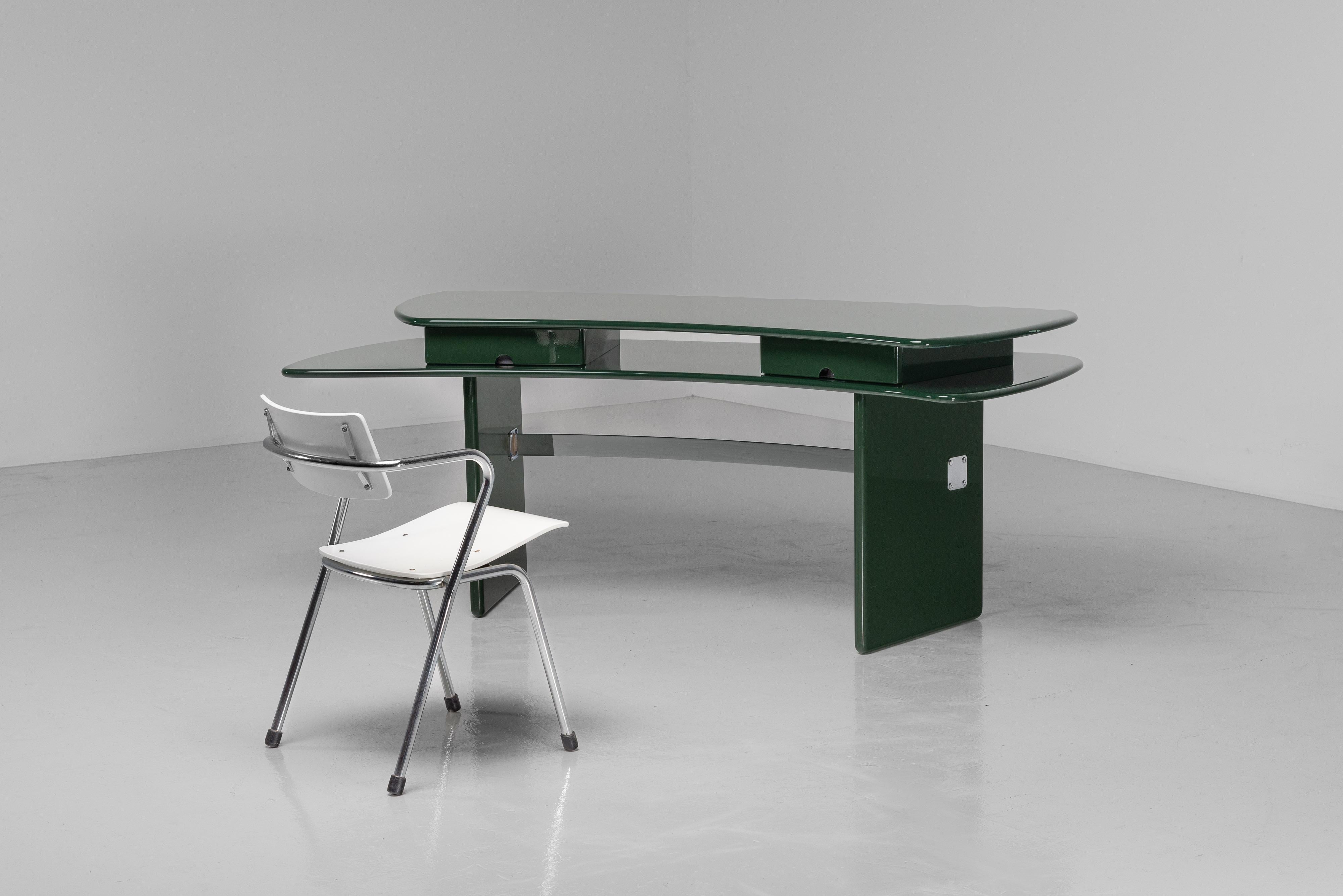 Luigi Caccia Dominioni SCR7 desk Azucena Italie 1979 en vente 4
