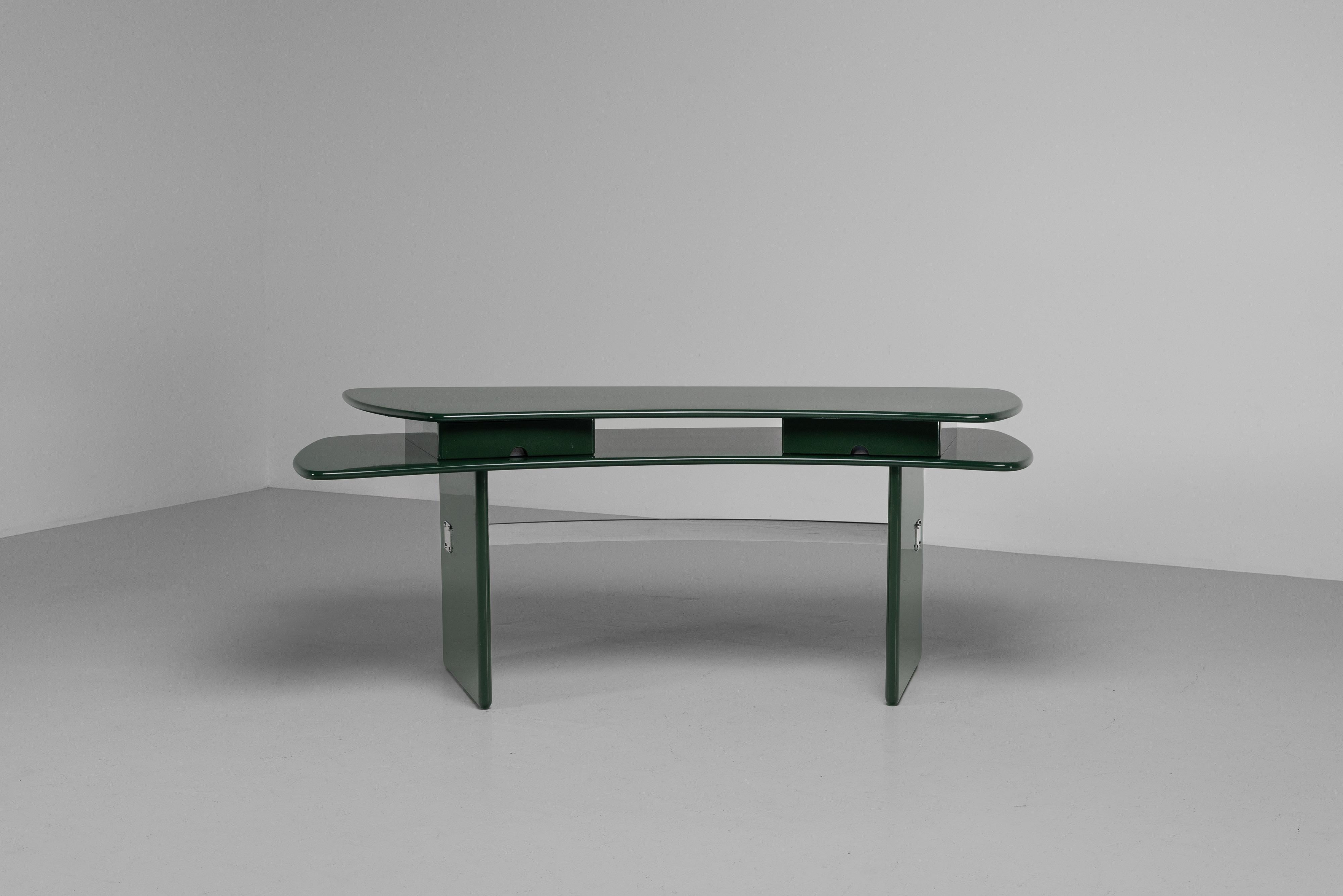 Mid-Century Modern Luigi Caccia Dominioni SCR7 desk Azucena Italie 1979 en vente