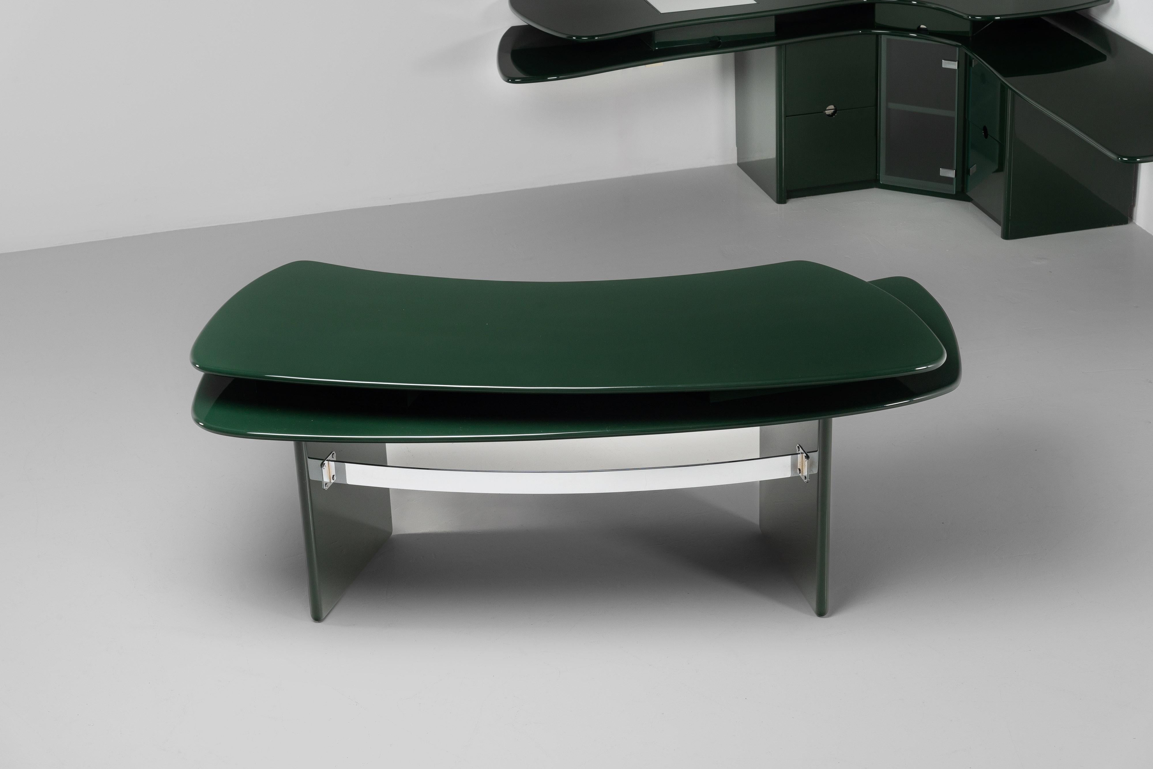 Luigi Caccia Dominioni SCR7 desk Azucena Italie 1979 en vente 1