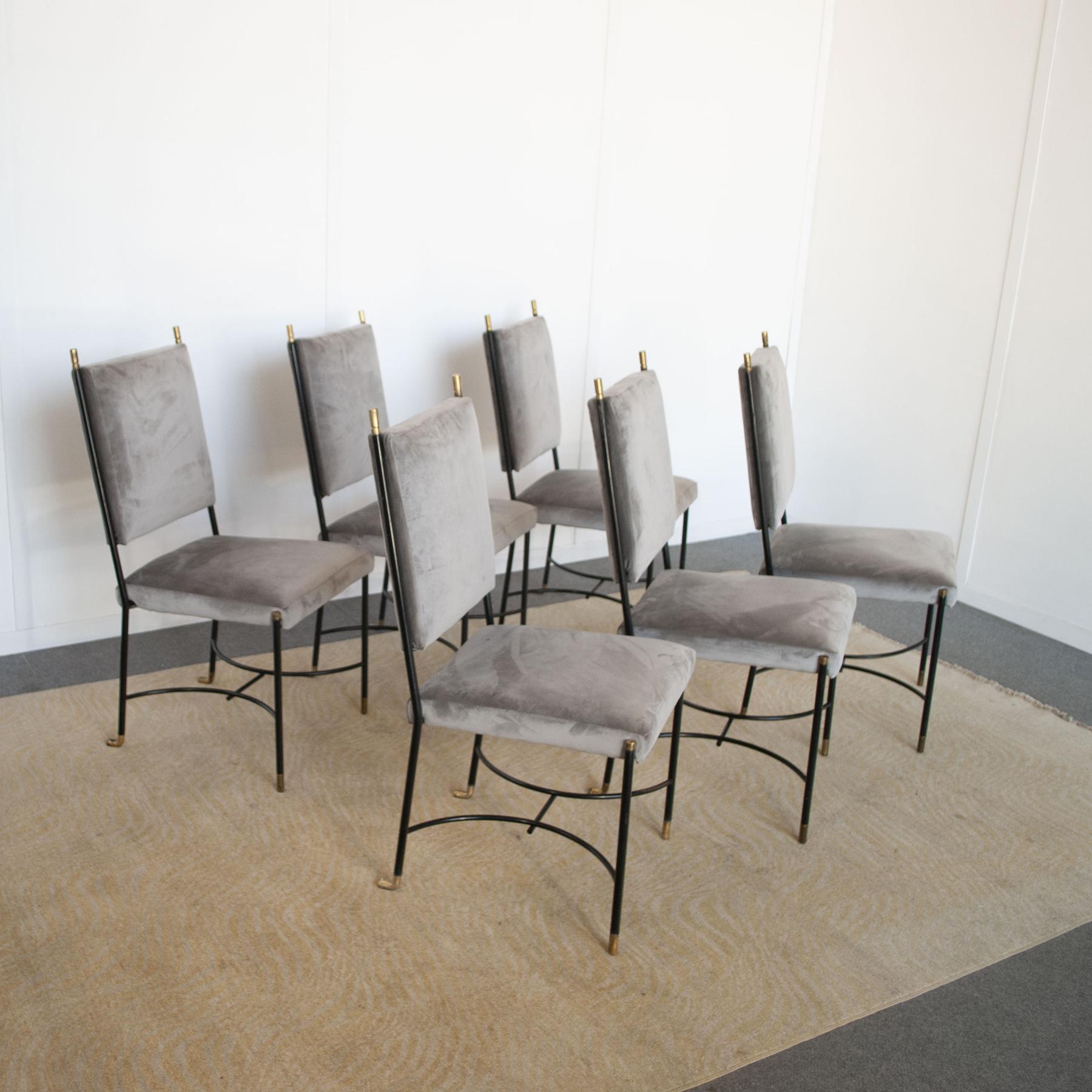  Luigi Caccia Dominioni set of the chairs from the sixties For Sale 4