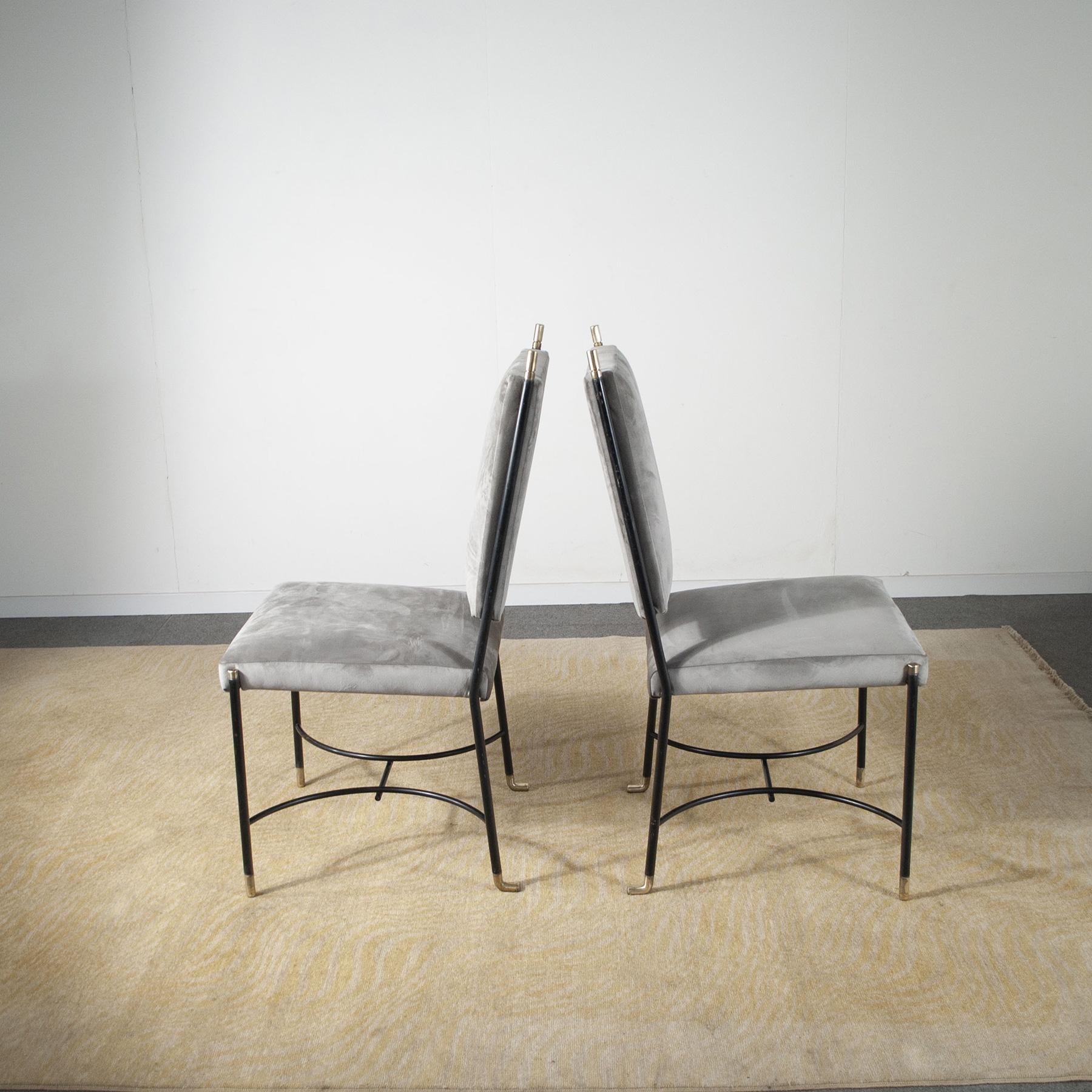 Mid-20th Century  Luigi Caccia Dominioni set of the chairs from the sixties For Sale