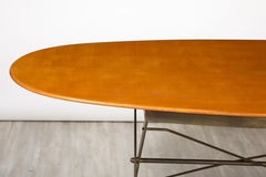 Luigi Caccia Dominioni 'T3 Cavalletto' Walnut Dining Table