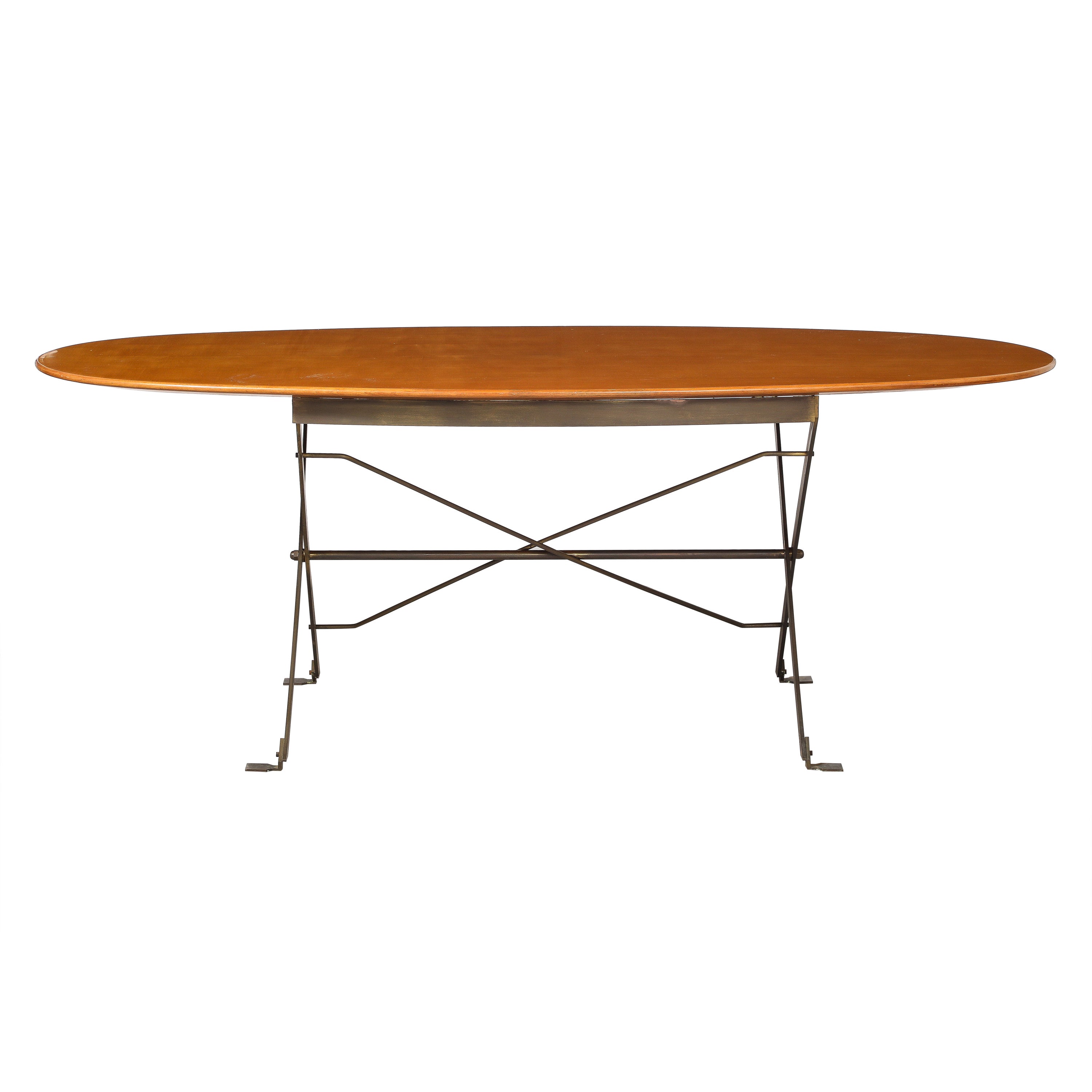 Luigi Caccia Dominioni 'T3 Cavalletto' Walnut Dining Table